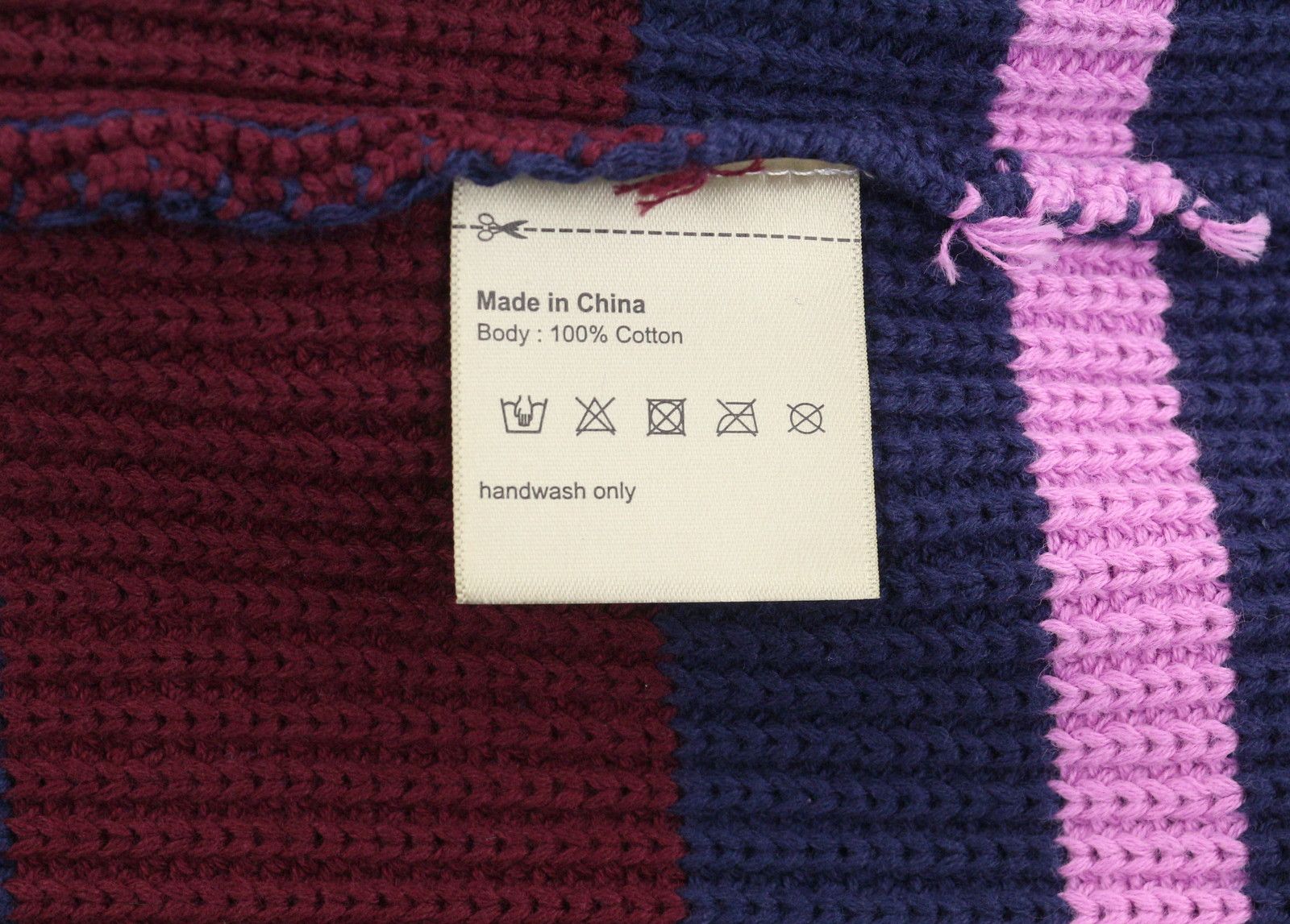 Scotch & Soda L Dark Blue Striped V-Neck Jumper 88565 Size US L / EU 52-54 / 3 - 7 Thumbnail