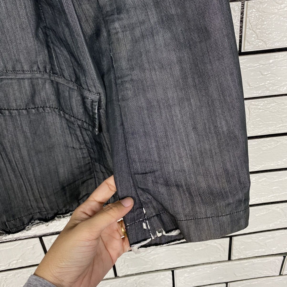 Japanese Brand 📌Vintage Hickory Chore Striped Jacket Otarie Issey Miyake Size US L / EU 52-54 / 3 - 16 Thumbnail