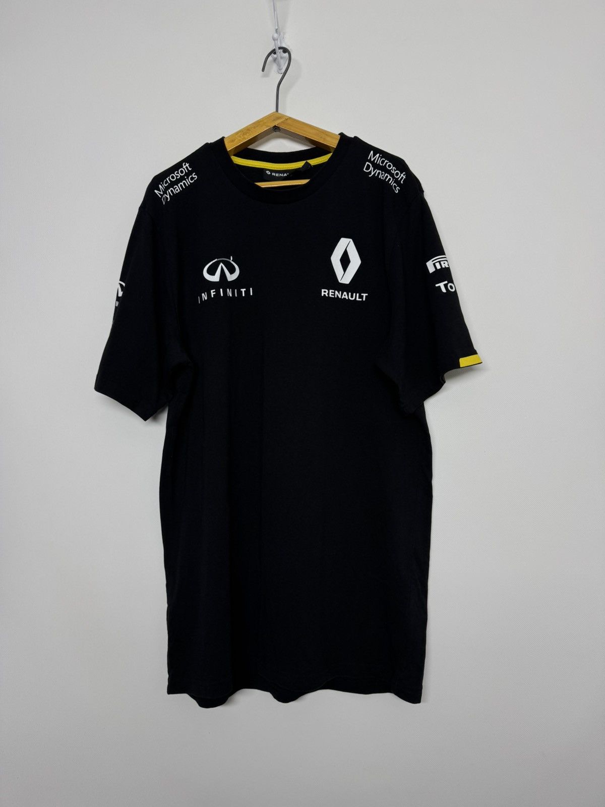 Vintage Infiniti Renault Racing Team Formula One Polo Shirt Jersey Size US L / EU 52-54 / 3 - 7 Thumbnail