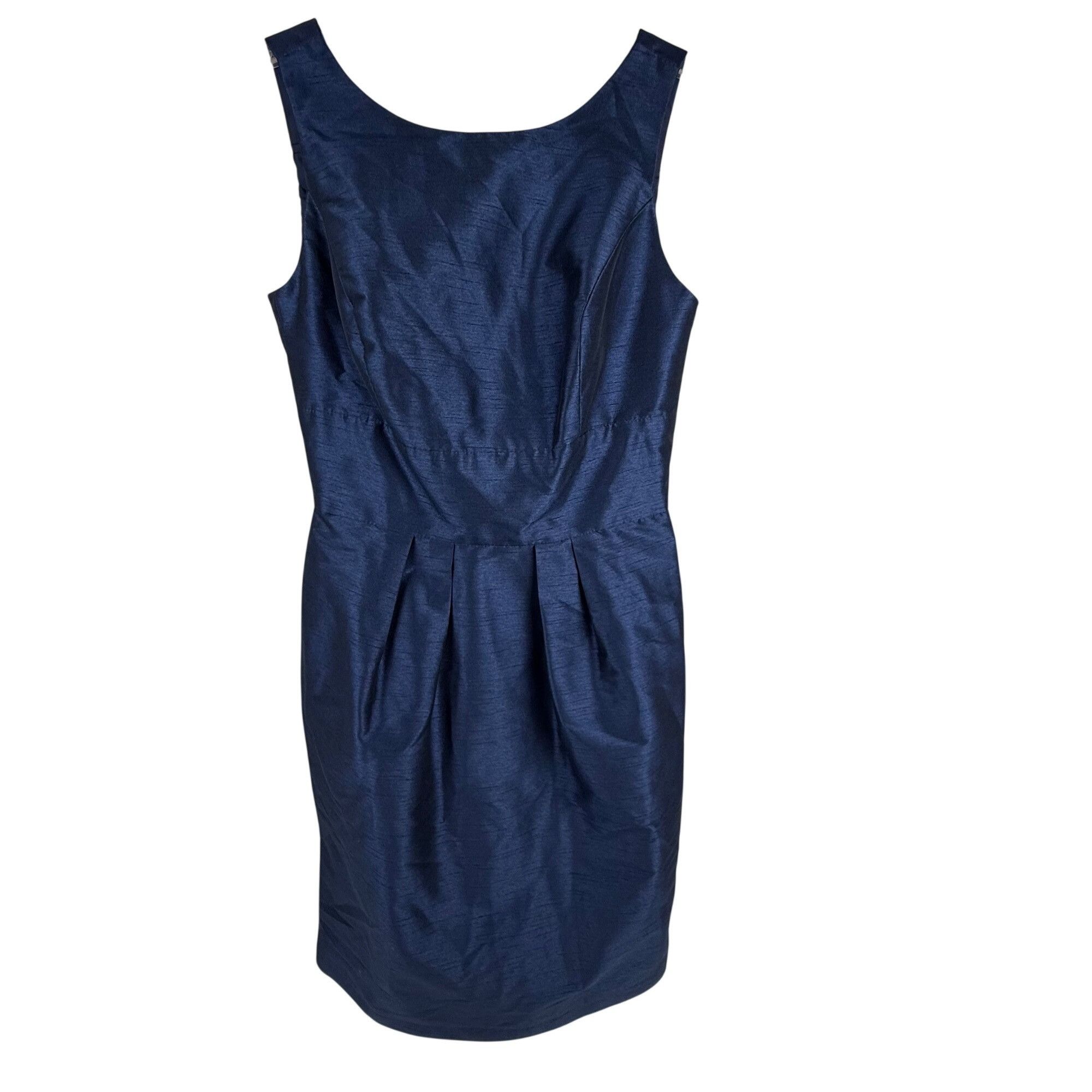 Other Alfred Sung Boat-Neck Midnight Blue Formal Sheath Dress Back Size M / US 6-8 / IT 42-44 - 1 Thumbnail
