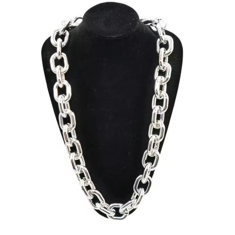 Jewelry × Vintage Hip-hop imitation necklace bar acrylic chain UV Size ONE SIZE - 2 Thumbnail