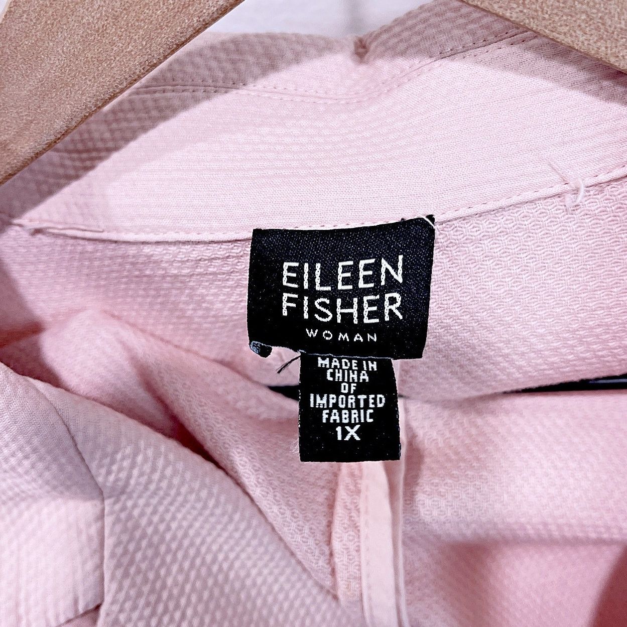 Eileen Fisher Eileen Fisher Unstructured Blazer Pink Womens Plus 1X Size XL / US 12-14 / IT 48-50 - 6 Thumbnail