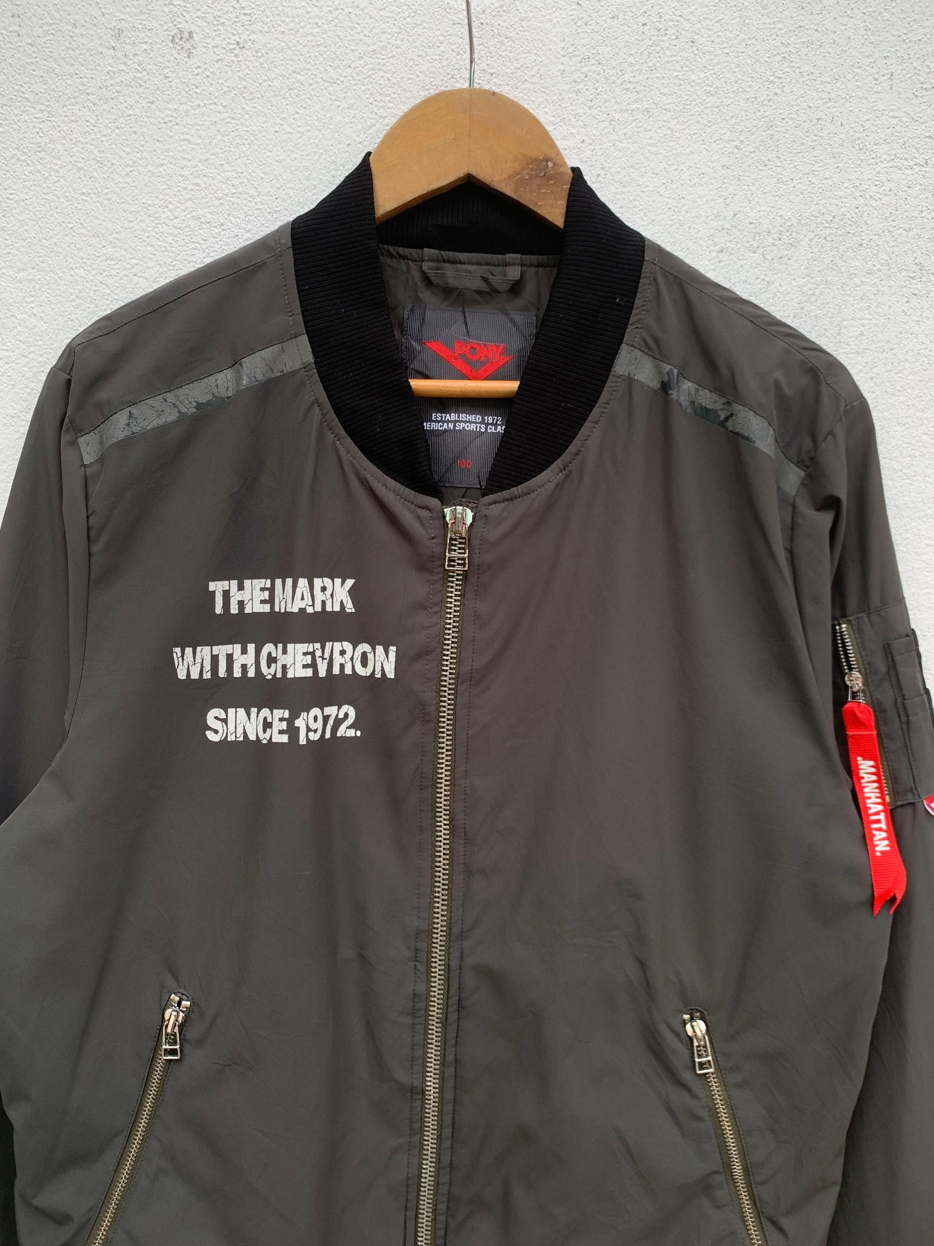 PONY PONY Manhattan American Sports Bomber Jacket Size US M / EU 48-50 / 2 - 6 Thumbnail