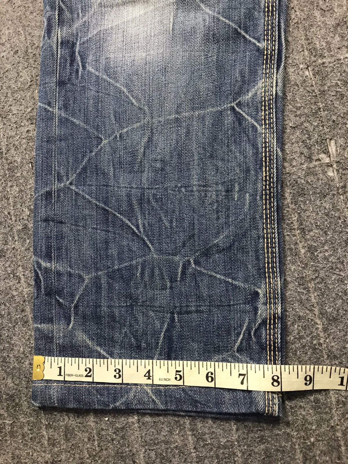 Japanese Brand Avail Garde Jean Faded Denim Straight Cut Fits Size 31 Size US 31 - 11 Thumbnail