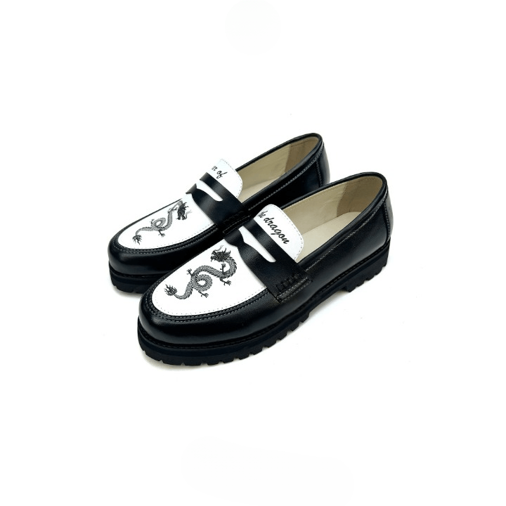 Designer Snazzy Dragon Loafer Shoes Size US 9 / EU 42 - 2 Thumbnail
