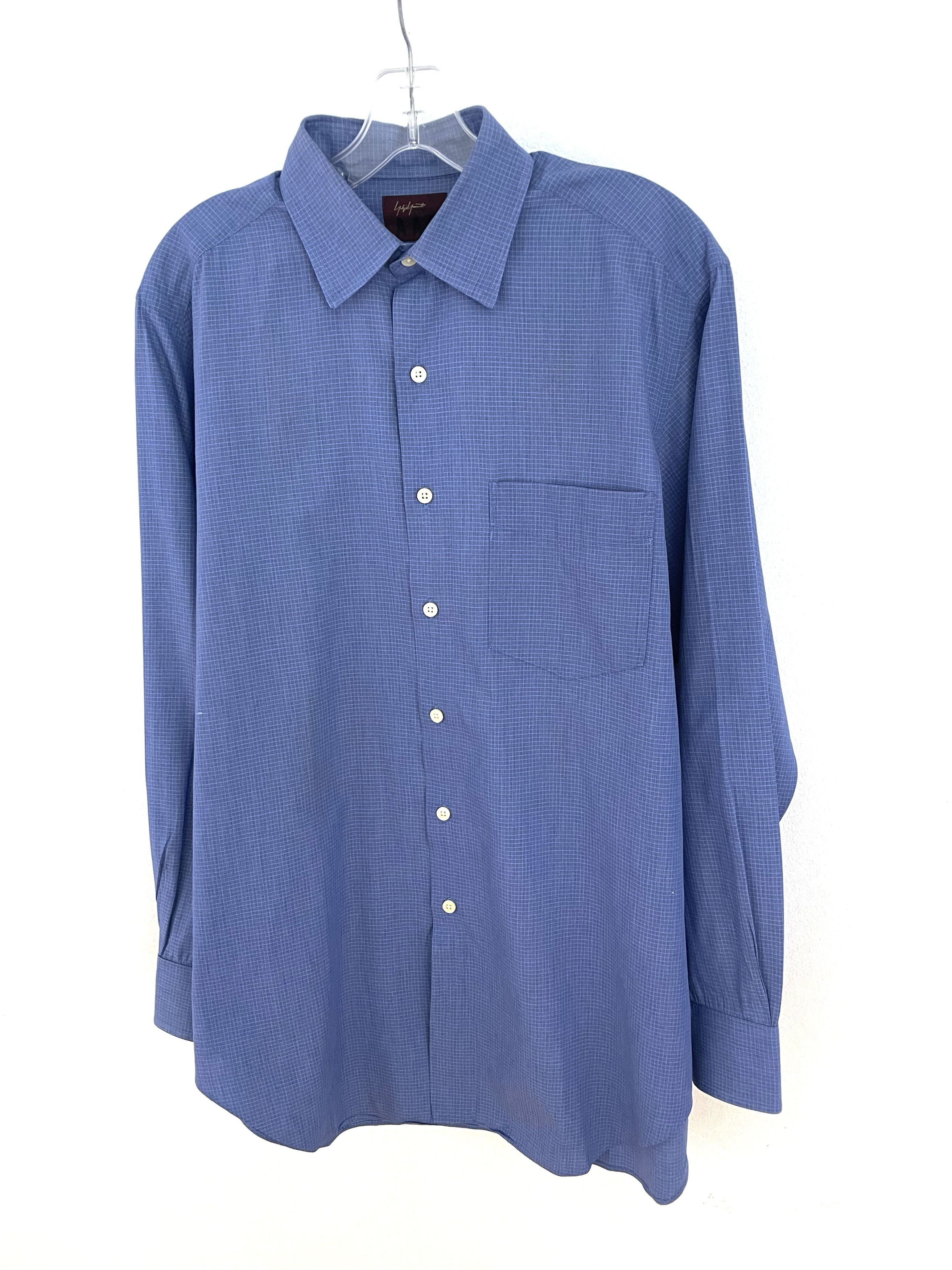 Yohji Yamamoto Against All Risks Checkered Shirt Size US L / EU 52-54 / 3 - 2 Thumbnail