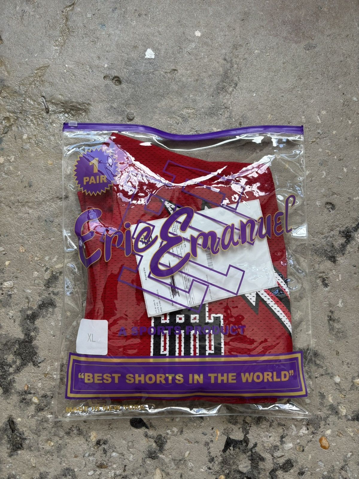 Eric Emanuel Eric Emanuel Red lightning mesh shorts Size US 34 / EU 50 - 3 Thumbnail