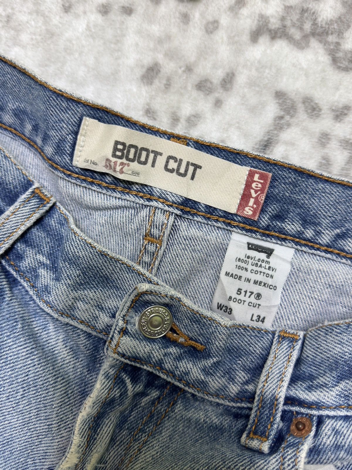 Levi's Levi’s 517 Y2K Distressed Narrow Bootcut Jeans Altered Fit Size US 32 / EU 48 - 8 Thumbnail