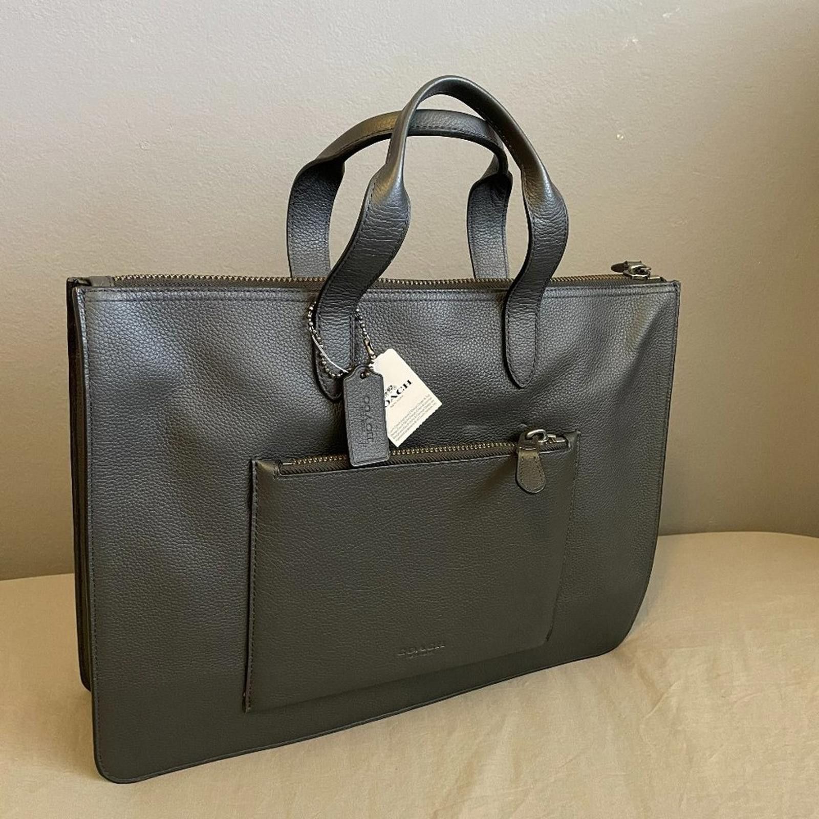 Coach NWT coach METROPOLITAN SOFT BRIEF (COACH 32249) navy Size ONE SIZE - 1 Thumbnail