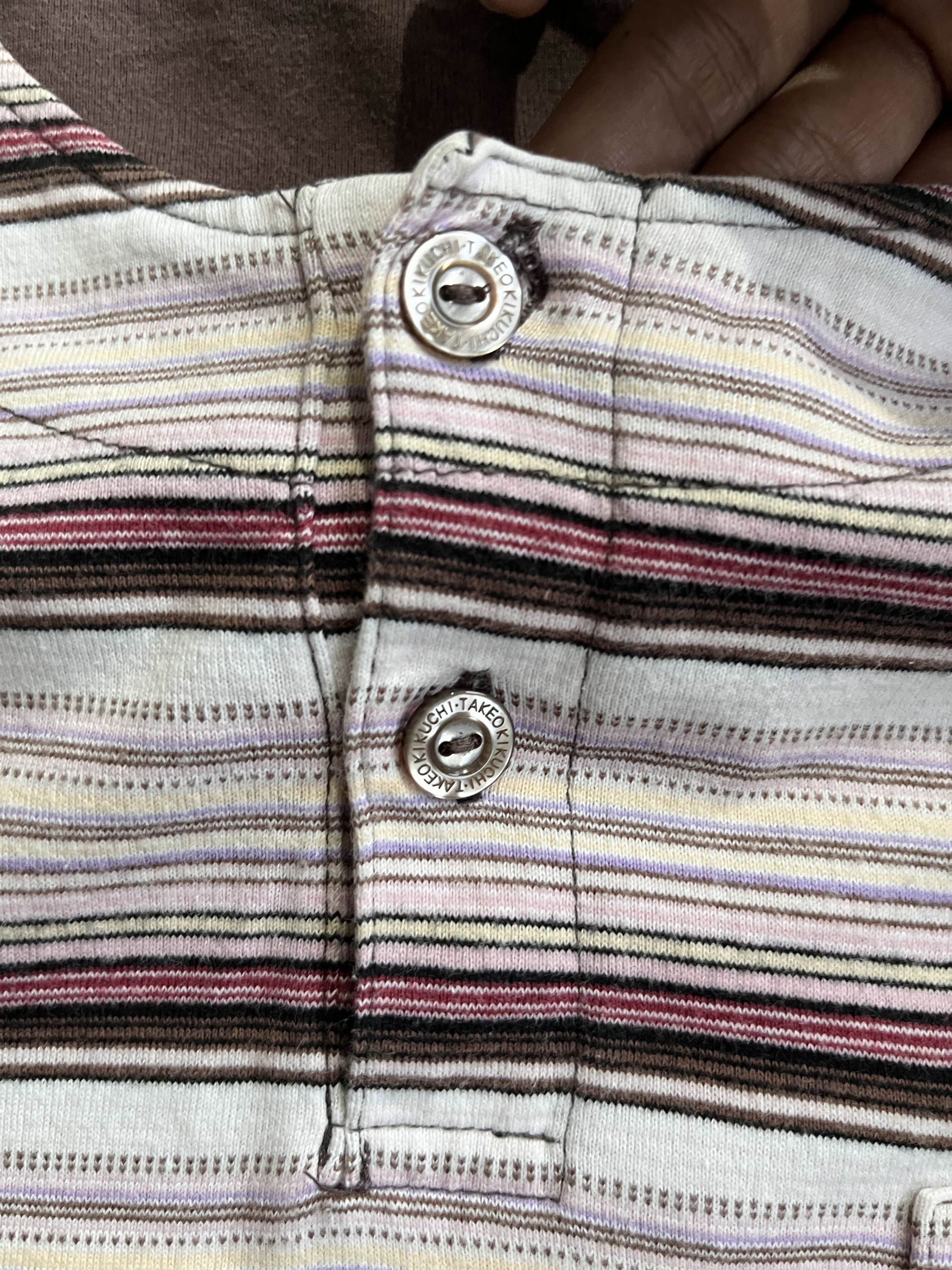 Takeo Kikuchi Gothic Japanese Y2K Takeo Kikuchi Striped Longslevee Size US S / EU 44-46 / 1 - 4 Thumbnail