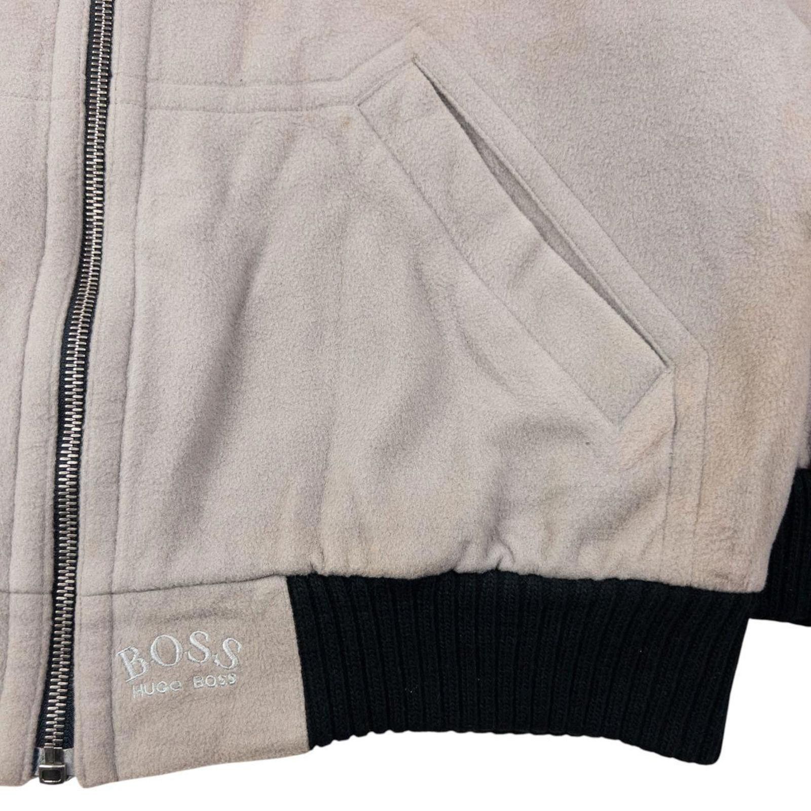 Hugo Boss Vintage 90s Hugo Boss Cashmere Bomber Jacket Size XL Size US XL / EU 56 / 4 - 6 Thumbnail