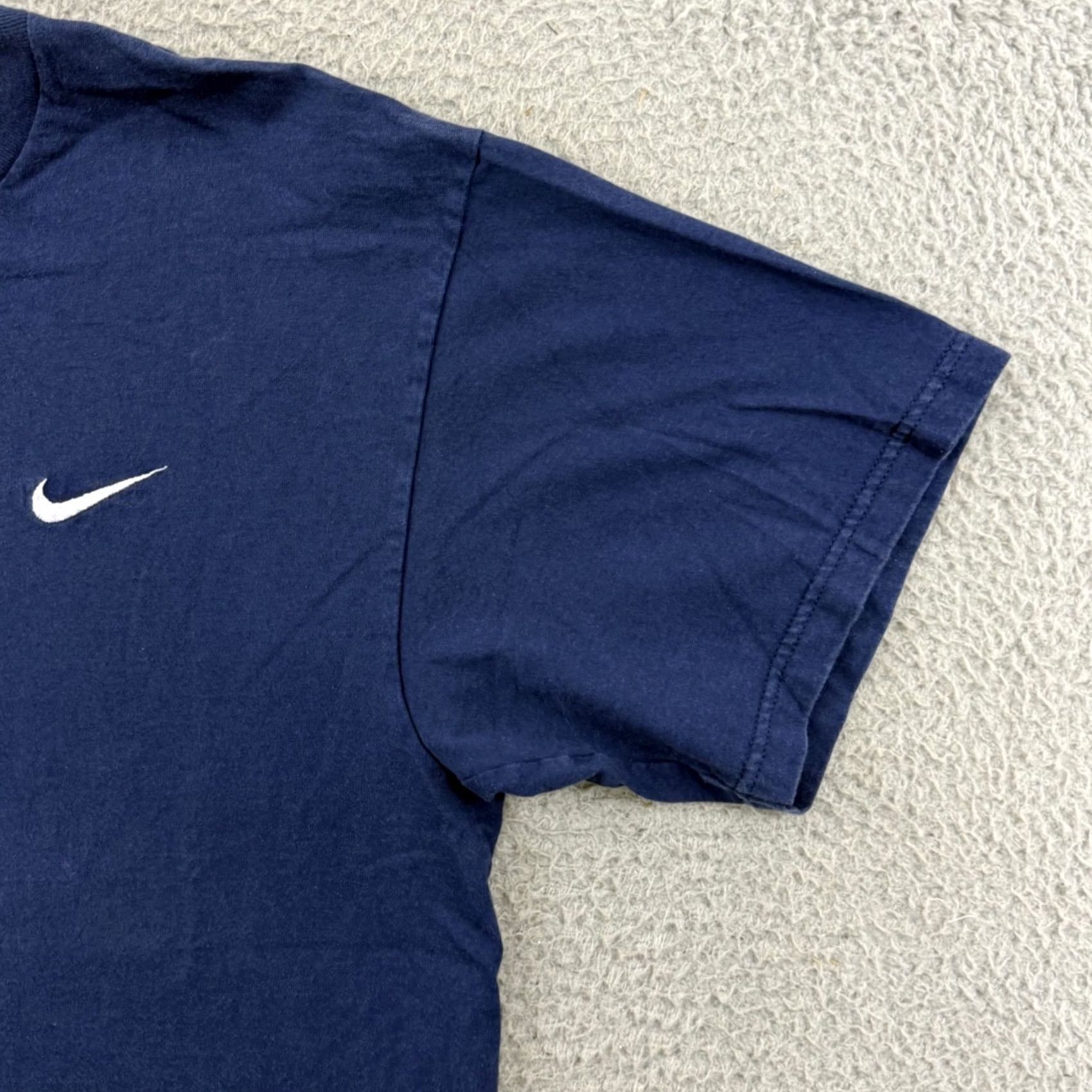 Nike VINTAGE Nike Shirt Mens Medium Blue 90s Check Swoosh Athletic Short Sleeve USA Size US XXL / EU 58 / 5 - 5 Thumbnail