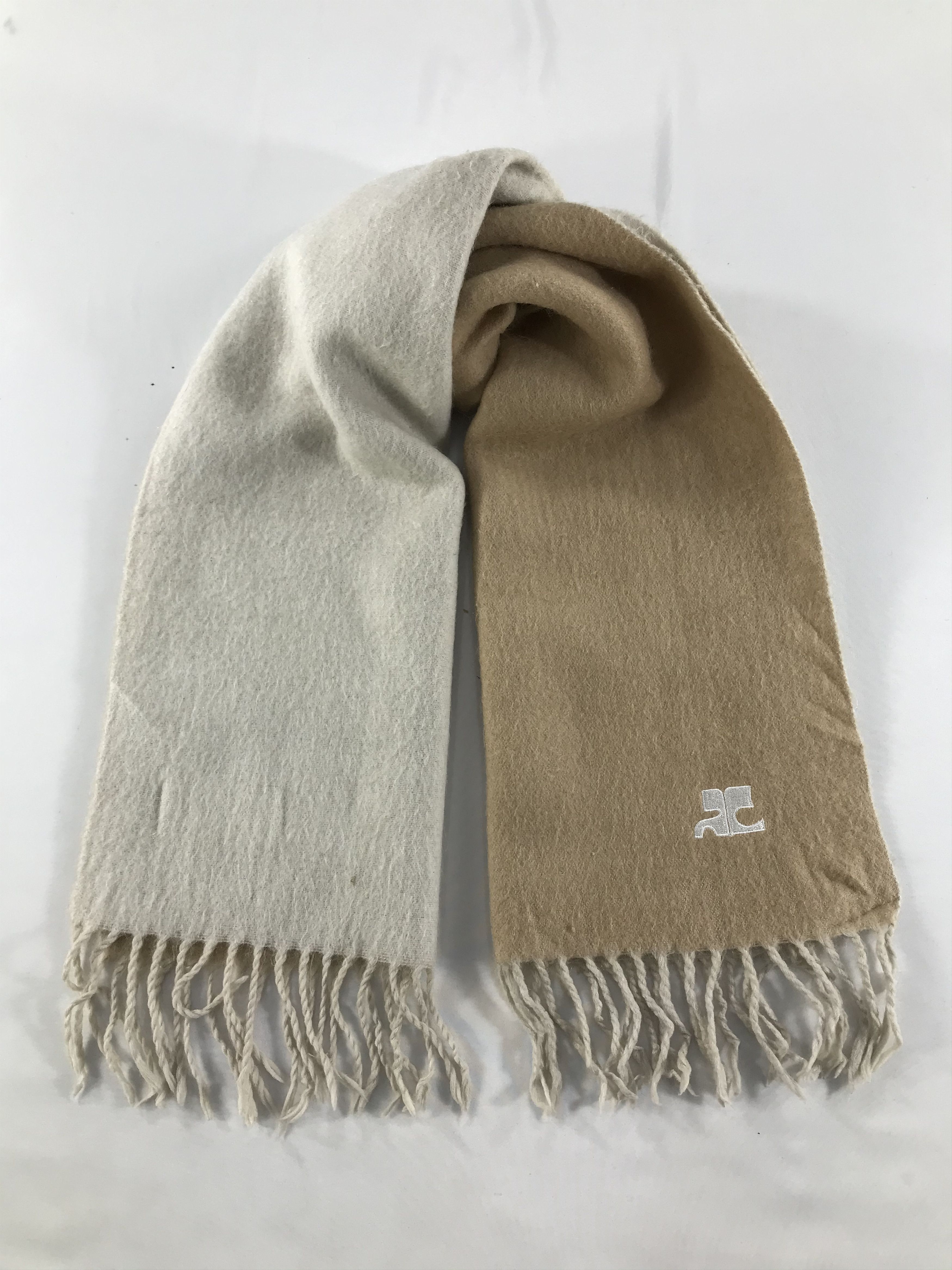 Courreges Vintage Courreges Scarf/Muffler/Neckwear MF873 Size ONE SIZE - 1 Thumbnail
