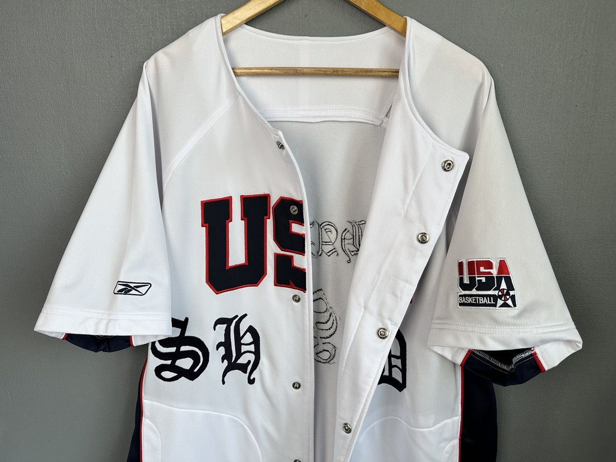Reebok REEBOK USA Basketball Shadow Limited Edition Snap Jersey Size US L / EU 52-54 / 3 - 5 Thumbnail