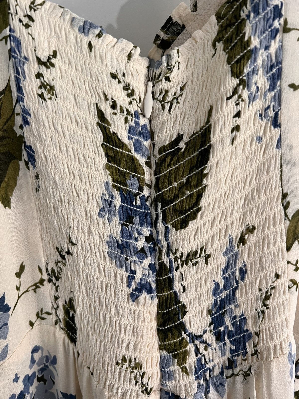 Reformation Reformation Nikita Sleeveless Tie-Strap Ruffled Dress Size L / US 10 / IT 46 - 5 Thumbnail