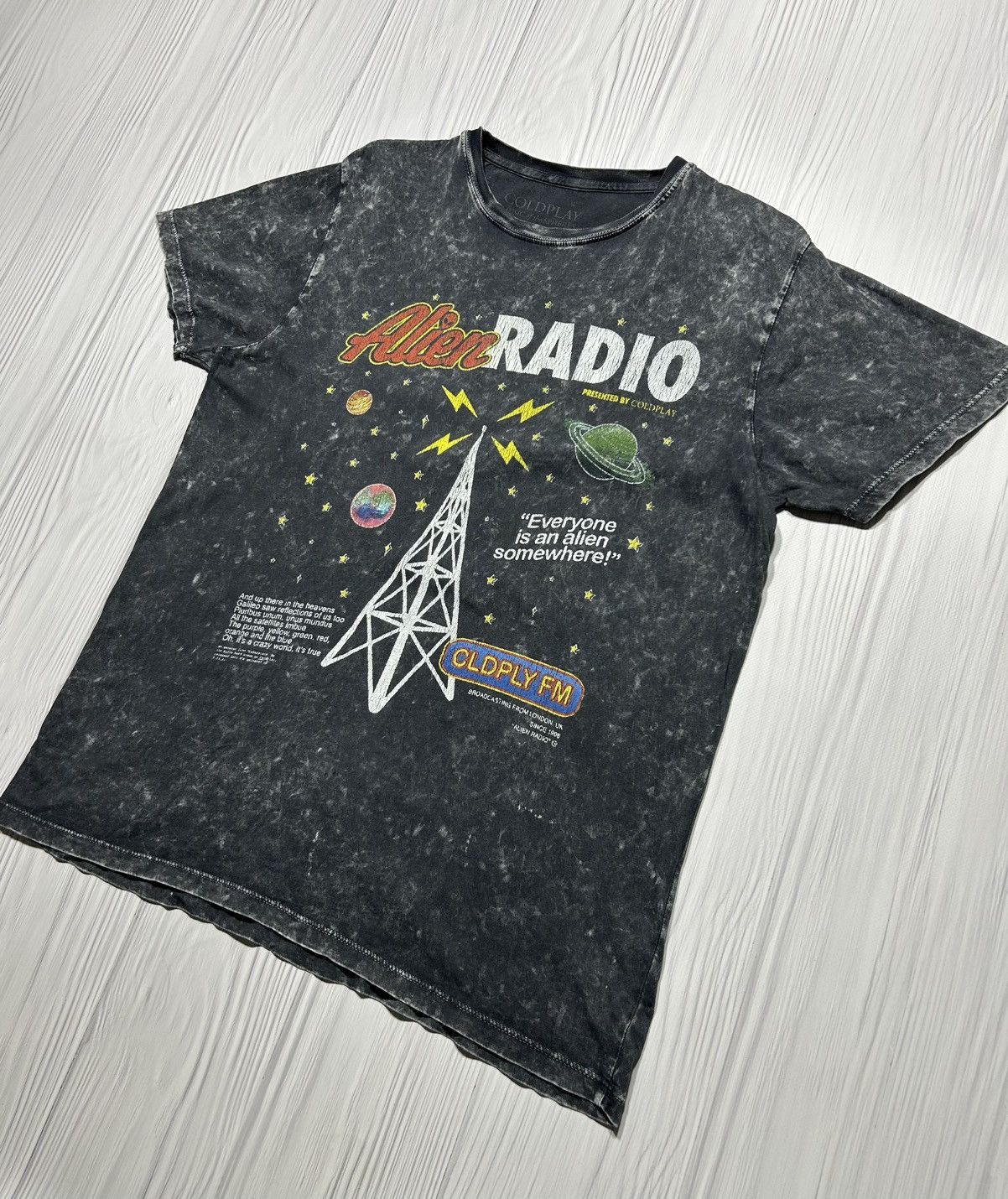 Band Tees Coldplay Alien Radio Music of the Spheres Band T-Shirt Size US M / EU 48-50 / 2 - 2 Thumbnail