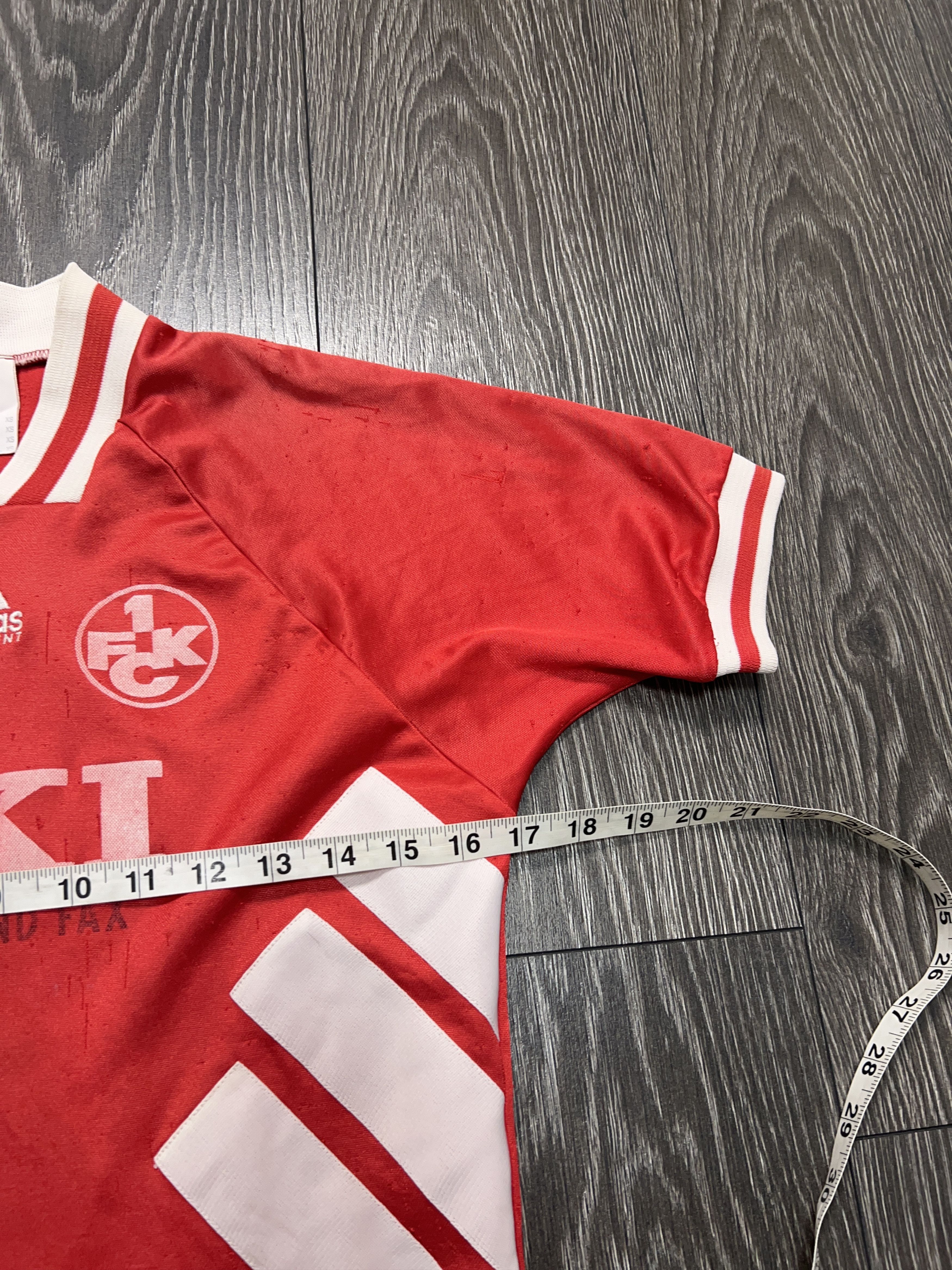 Adidas FC Kaiserslautern 1994 1995 Football Soccer Shirt Jersey Size US XS / EU 42 / 0 - 7 Thumbnail