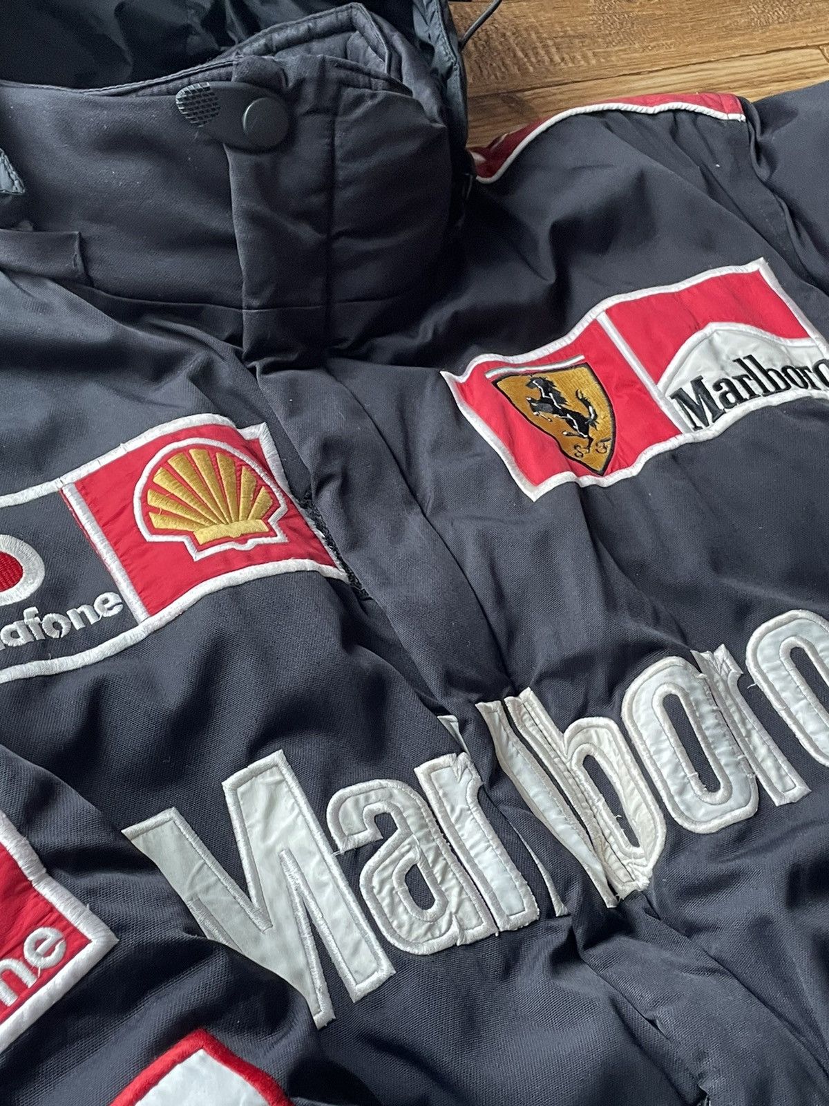 Ferrari 🔥FERARRI PUFFER Racing, Vintage, Down jacket, Marlboro. Size US XXL / EU 58 / 5 - 5 Thumbnail