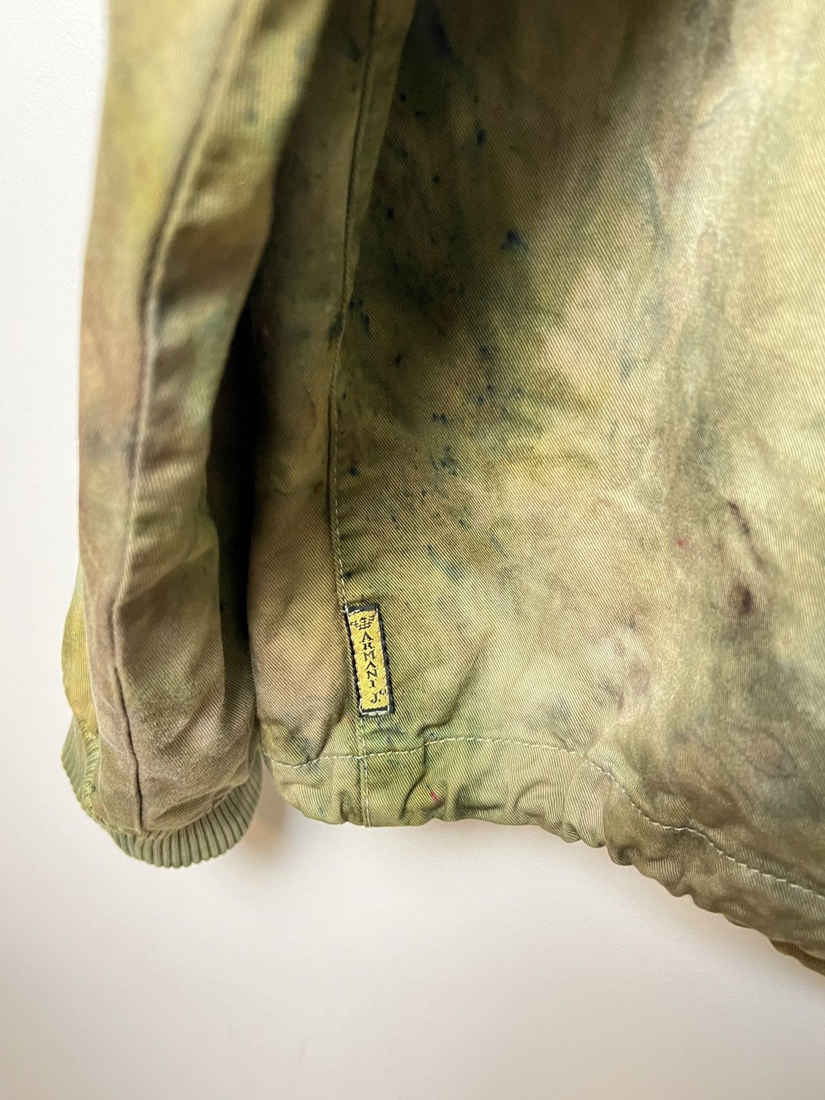 Giorgio Armani armani y2k camo tie dye 1/1 coach jacket Size US L / EU 52-54 / 3 - 13 Thumbnail