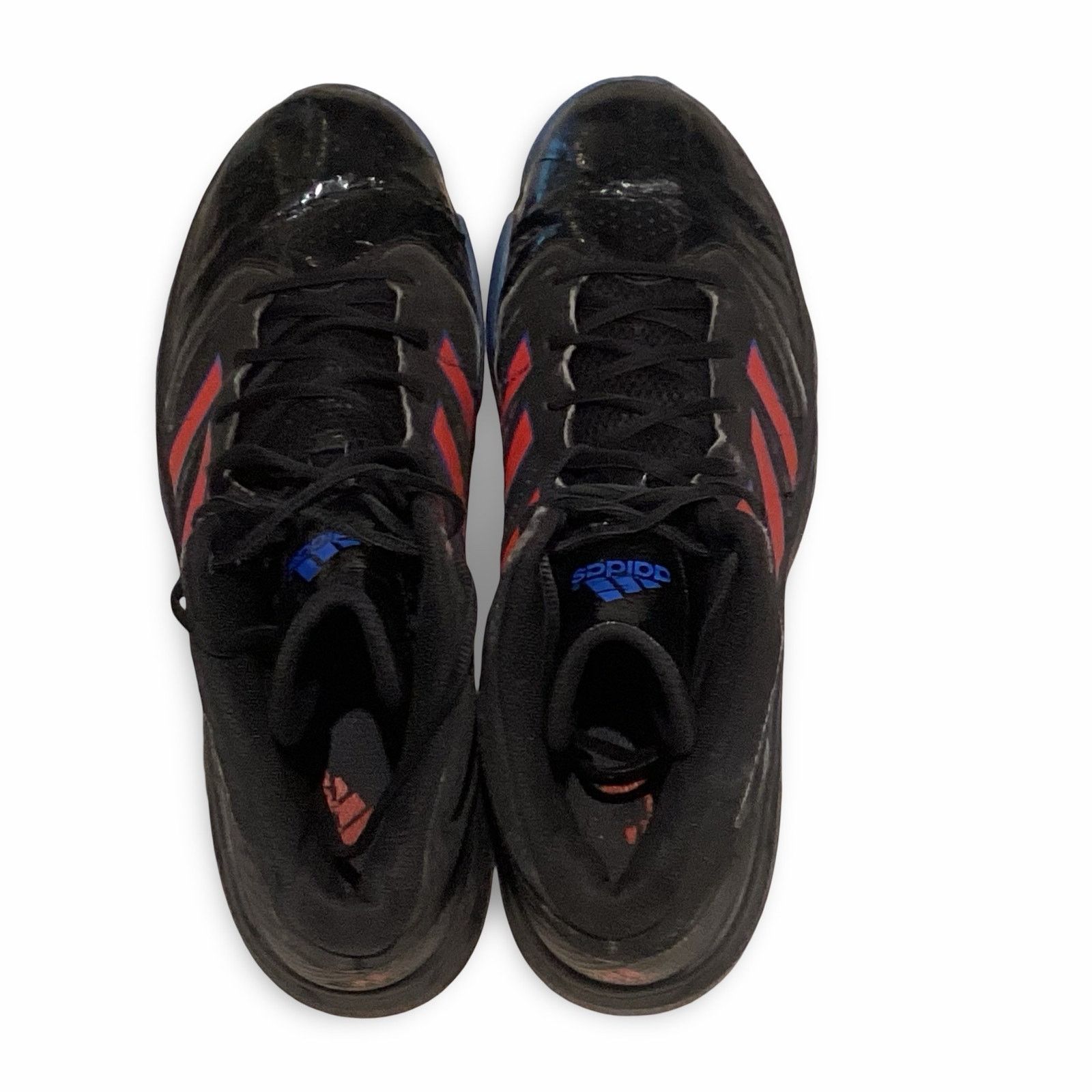 Adidas Adidas Cross 'Em 2 Black/Red/Blue Mens Basketball Shoes Size US 13 / EU 46 - 8 Thumbnail
