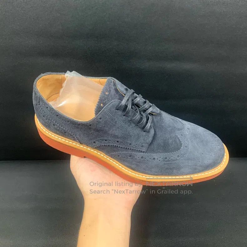 Louis Vuitton Louis Vuitton Block British style suede leather shoes Size US 6 / EU 39 - 6 Thumbnail