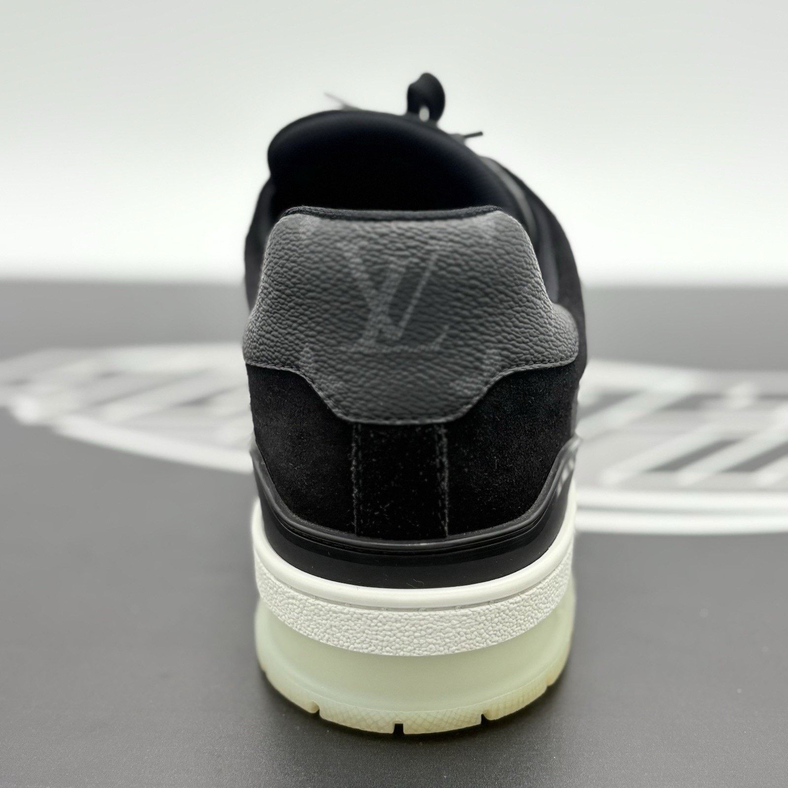 Louis Vuitton Louis Vuitton Trainer ' Black Monogram ' | GREAT CONDITION! Size US 9.5 / EU 42-43 - 3 Thumbnail