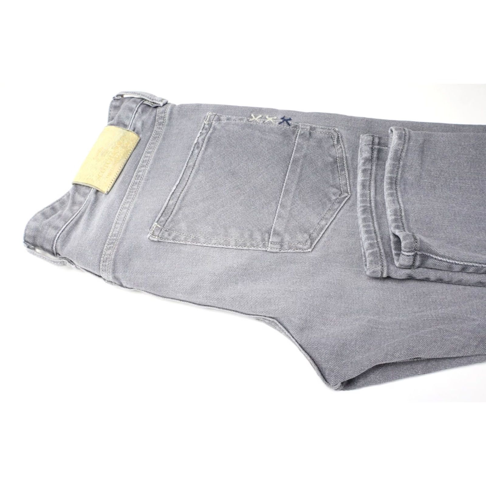 Scotch & Soda SCOTCH & SODA Ralston Jeans Men's W30/L32 Grey Slim Faded Whiskers Button Fly Jeans Size US 30 / EU 46 - 5 Thumbnail