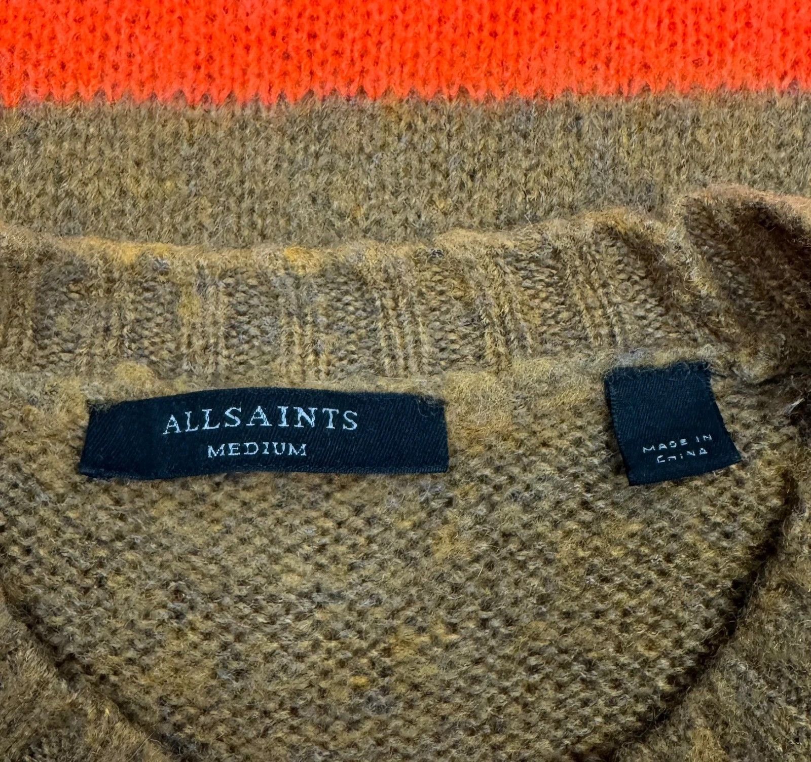 Allsaints Allsaints Acrylic Wool Striped Sweater size M Size M / US 6-8 / IT 42-44 - 9 Thumbnail