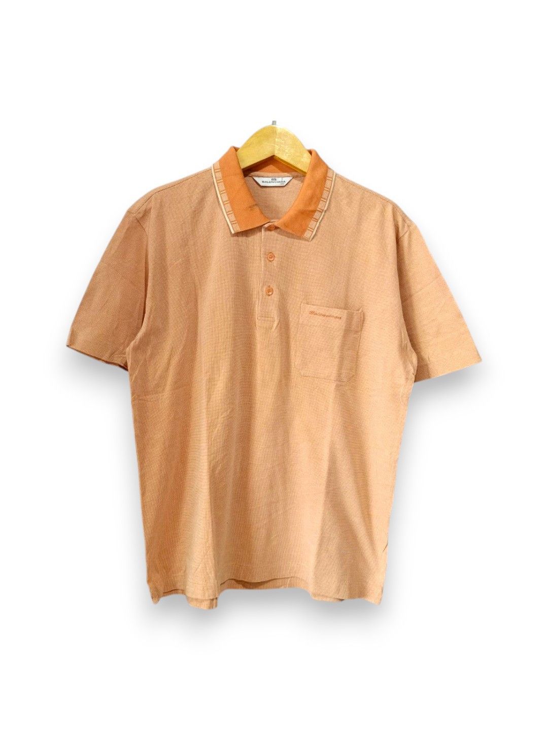 Balenciaga Vintage Balenciaga Long sleeve polo shirt Size US L / EU 52-54 / 3 - 1 Thumbnail