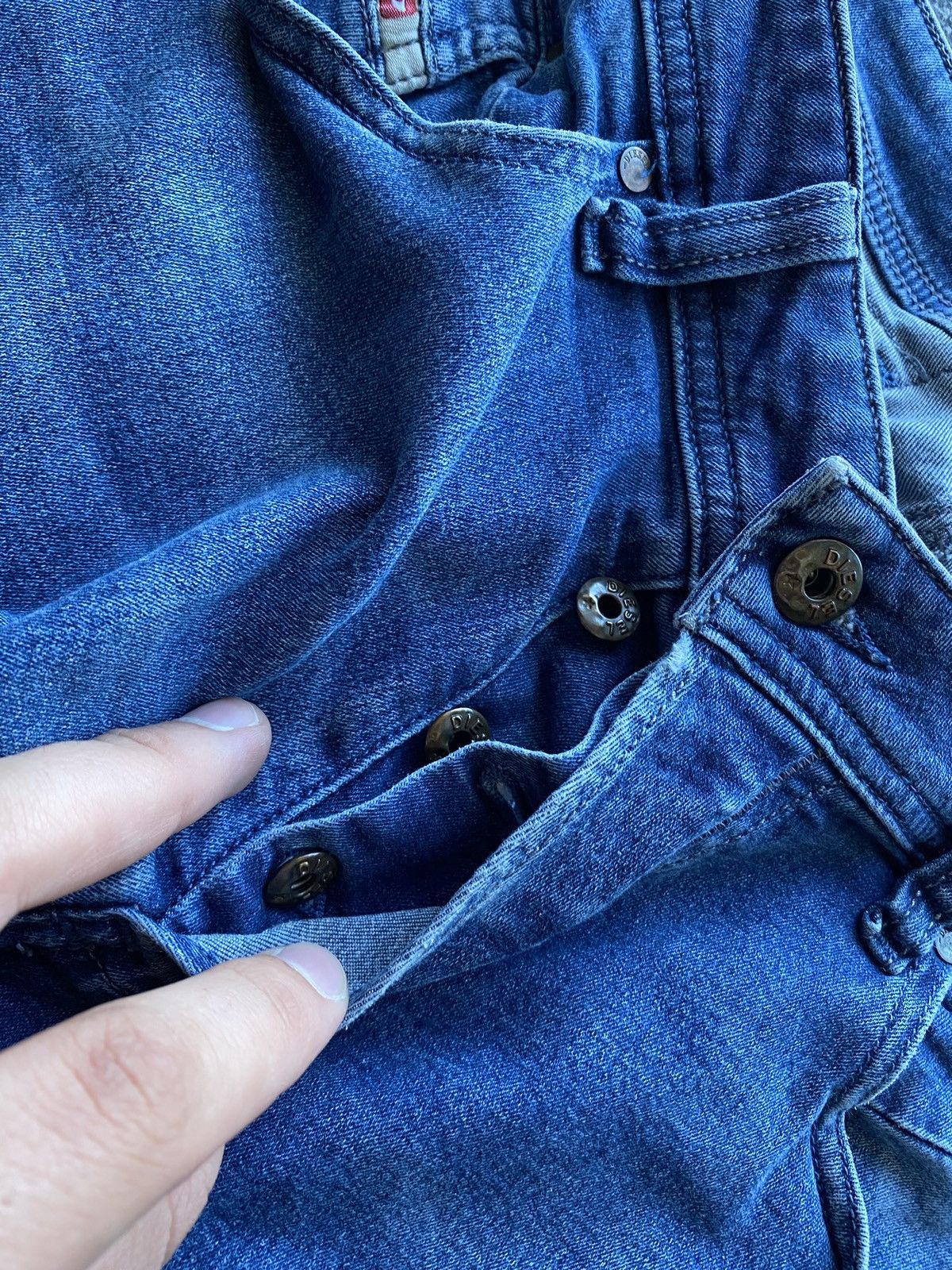 Diesel 🔥Opium Punk Gothic Diesel Blue Jeans Belther-R Slim 30 Size US 30 / EU 46 - 20 Thumbnail