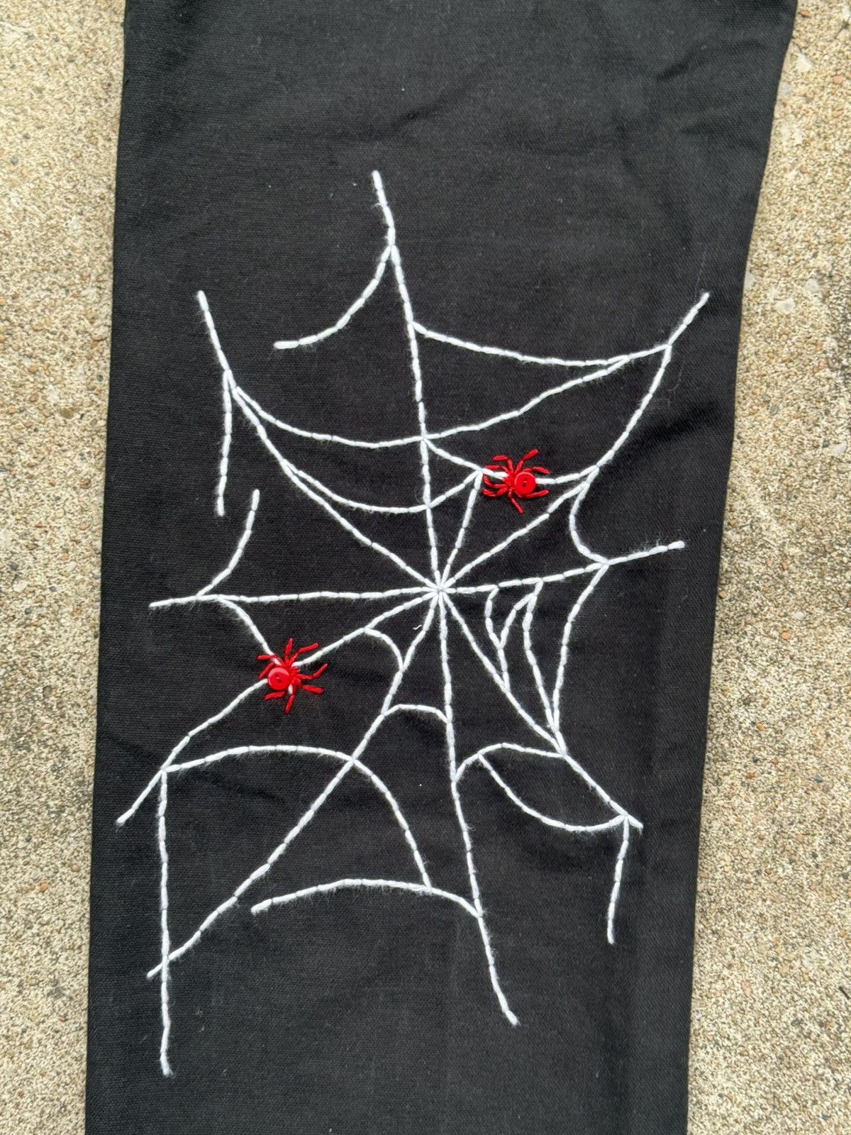 Carhartt Custom Rework Carhartt Black Jeans - Embroidered Spider Web Size US 28 / EU 44 - 11 Thumbnail
