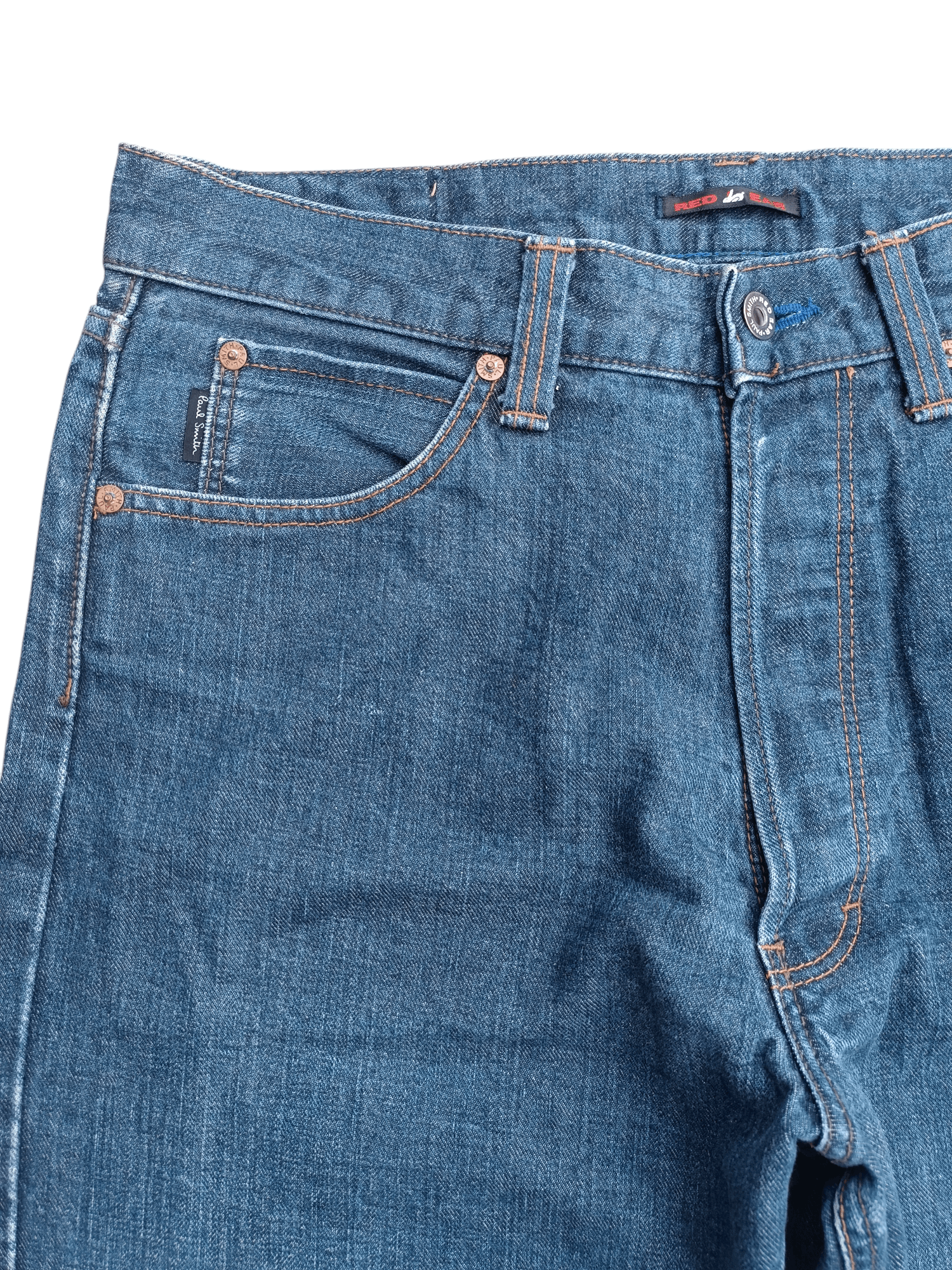 Paul Smith Red Ear STEALS 💥 Paul Smith Red Ear Selvedge Denim Jeans Size US 32 / EU 48 - 13 Thumbnail