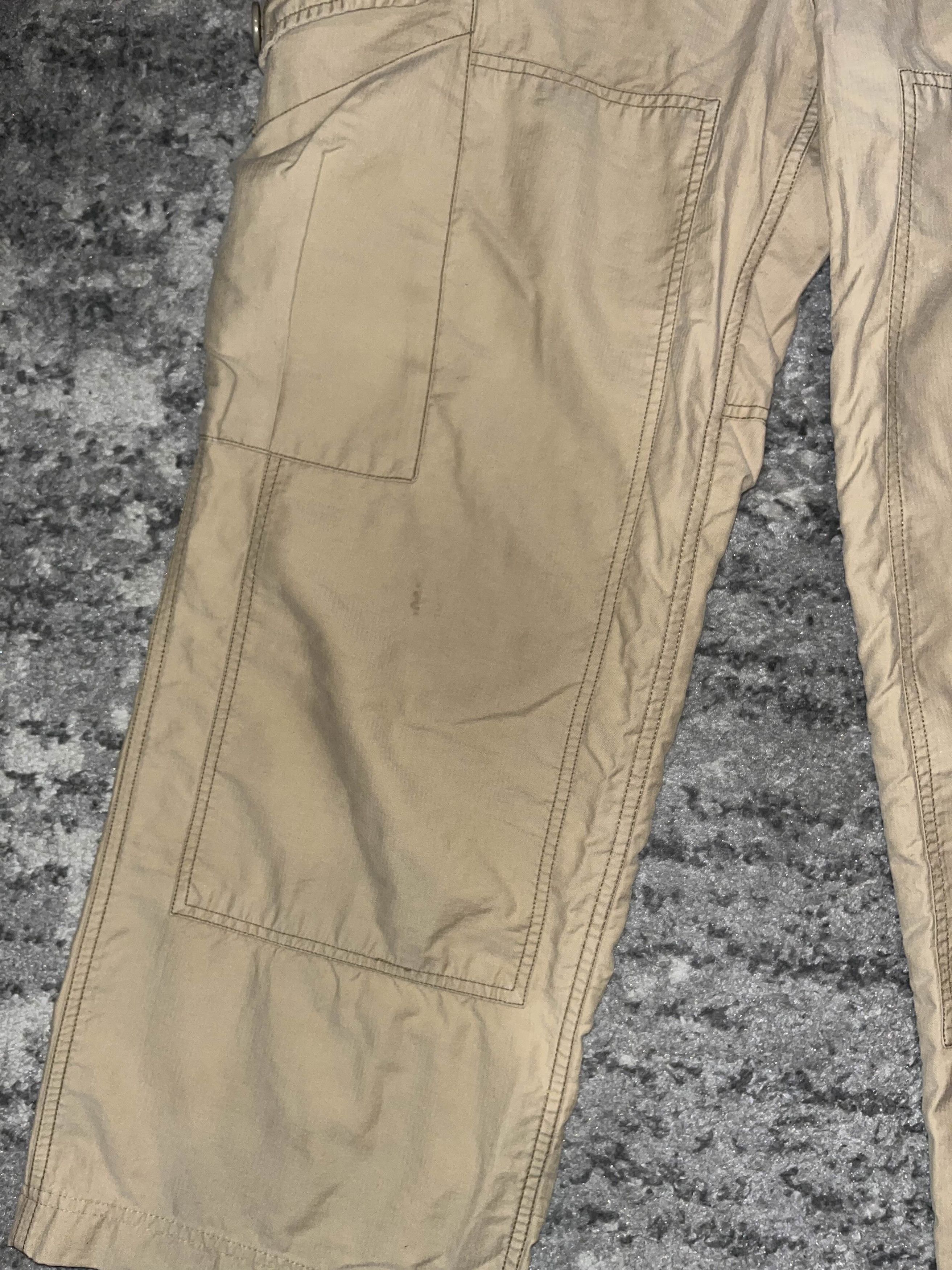 American Eagle Outfitters Y2K American Eagly Baggy Tan Cargo Pants Size US 33 - 7 Thumbnail