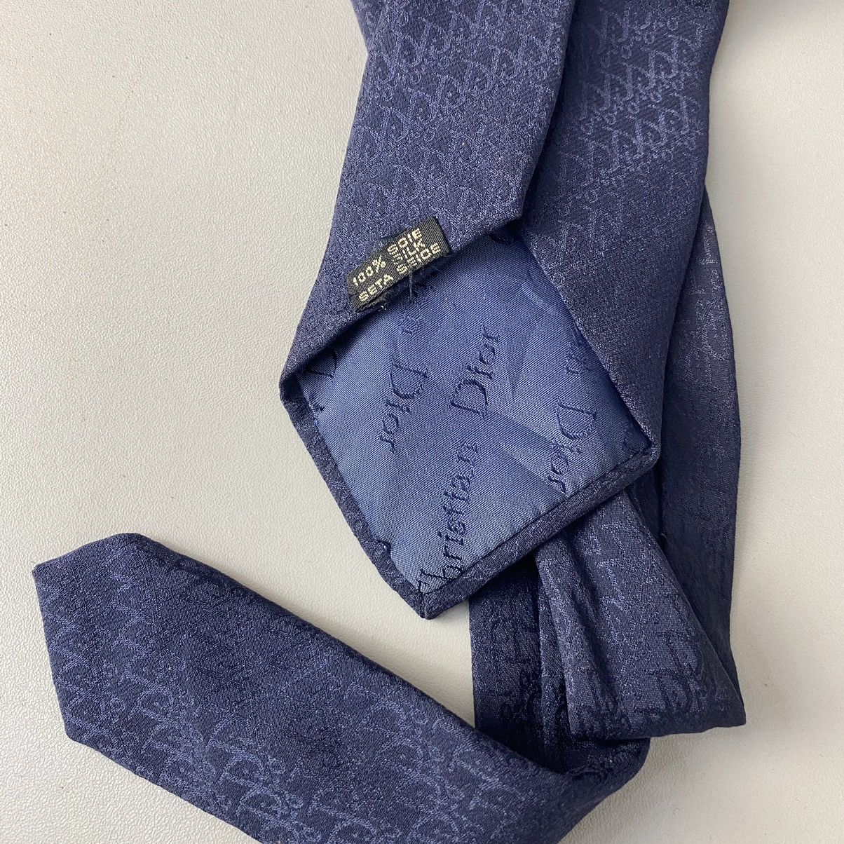 Christian Dior Monsieur × Designer × Vintage Vintage Tie Christian Dior Monsieur Fullprint Size 30 - 4 Thumbnail