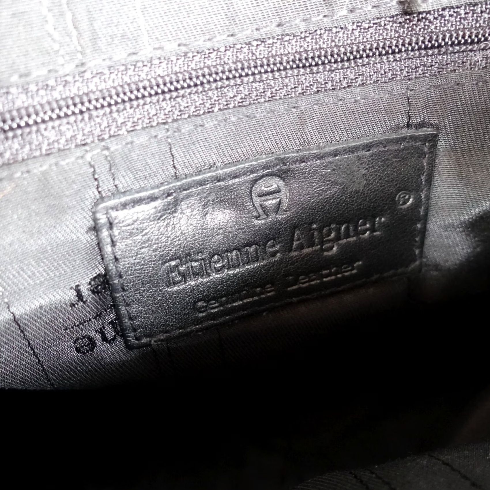 Etienne Aigner VINTAGE Etienne Aigner Shoulder bag Black Leather Smoke Free Home Ladies Bag Size ONE SIZE - 6 Thumbnail