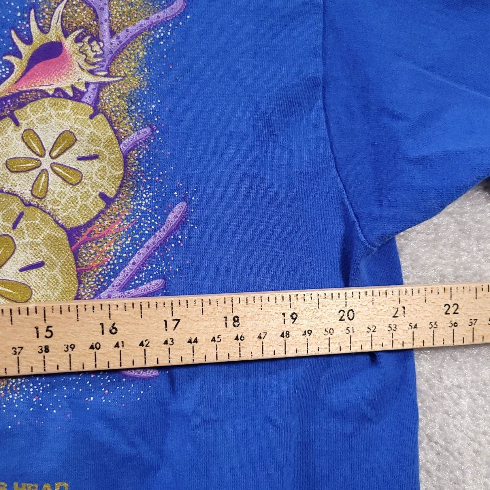 Vintage VINTAGE Blue Adult XL T Shirt Nags Head Beach 80s 90s Short Sleeve Size US XL / EU 56 / 4 - 5 Thumbnail