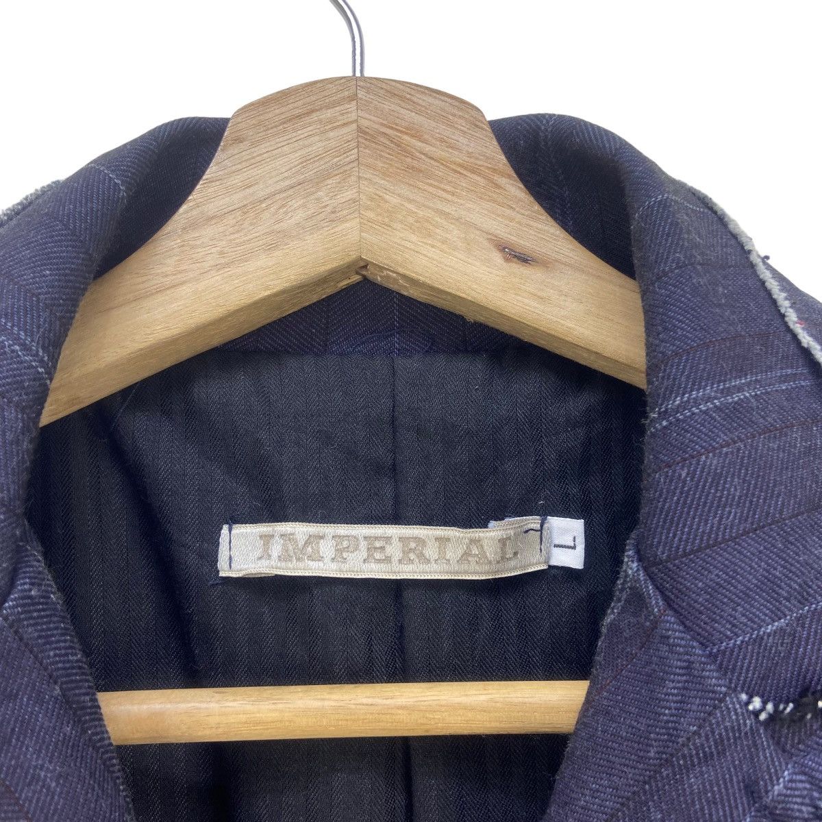 Imperial Nice Italian Design Imperial Distressed Denim Jacket Size L / US 10 / IT 46 - 16 Thumbnail