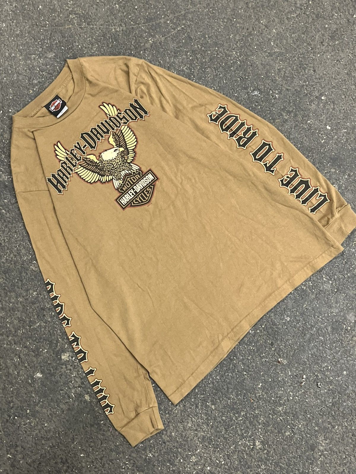 Harley Davidson × Vintage Harley Davison vintage longsleeve tee shirt streetwear hype Size US L / EU 52-54 / 3 - 1 Thumbnail