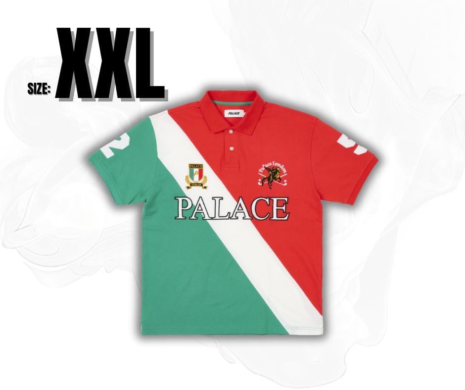 Palace Palace Geezer Polo Red/Green Size US XXL / EU 58 / 5 - 1 Thumbnail