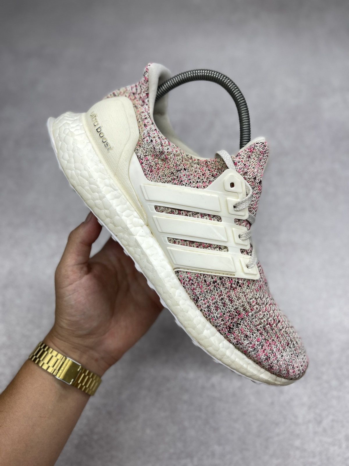 Adidas Women Adidas Ultra Boost 4.0 Pink Static Sneakers Size US 9 / IT 39 - 1 Thumbnail