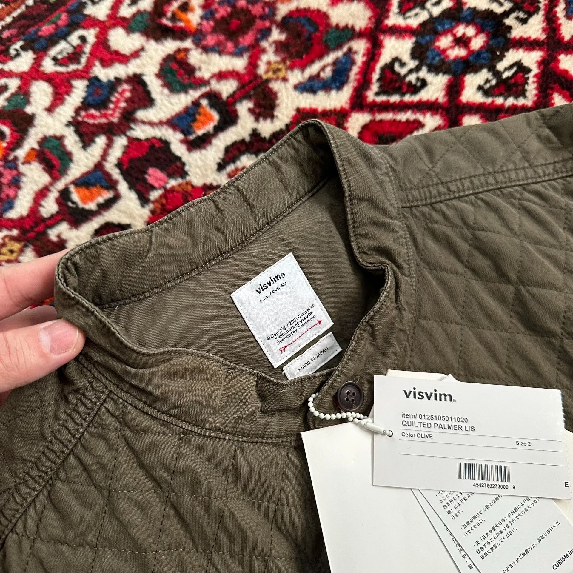 Visvim VISVIM 25SS Quilted Palmer L/S Shirt Size US M / EU 48-50 / 2 - 6 Thumbnail