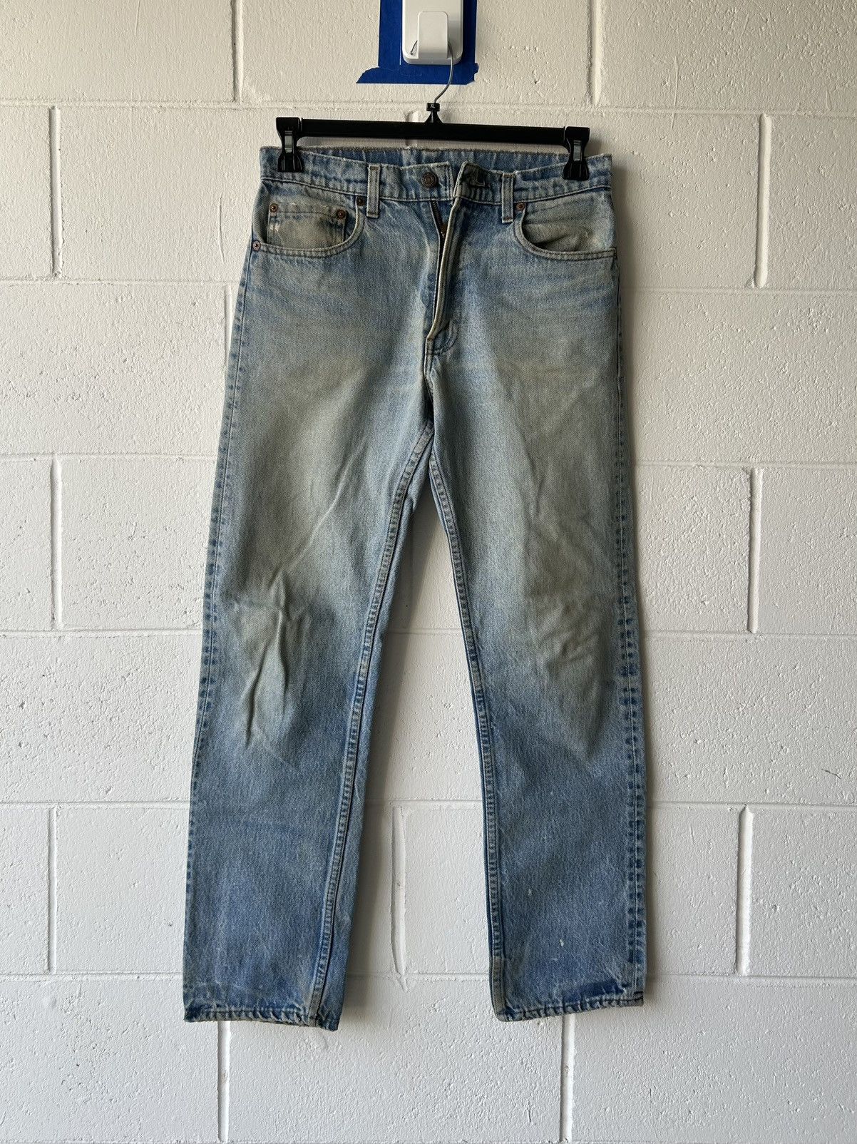 Levi's Vintage Levi’s 505 Red Tab Straight Leg Denim Size US 31 - 1 Thumbnail