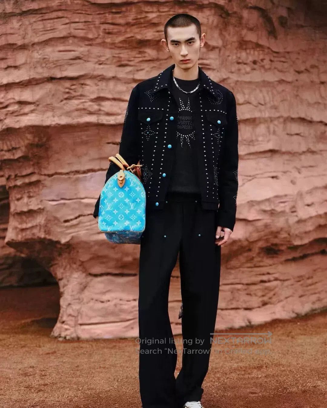 Louis Vuitton louis vuitton black studded denim jacket. Size US L / EU 52-54 / 3 - 7 Thumbnail