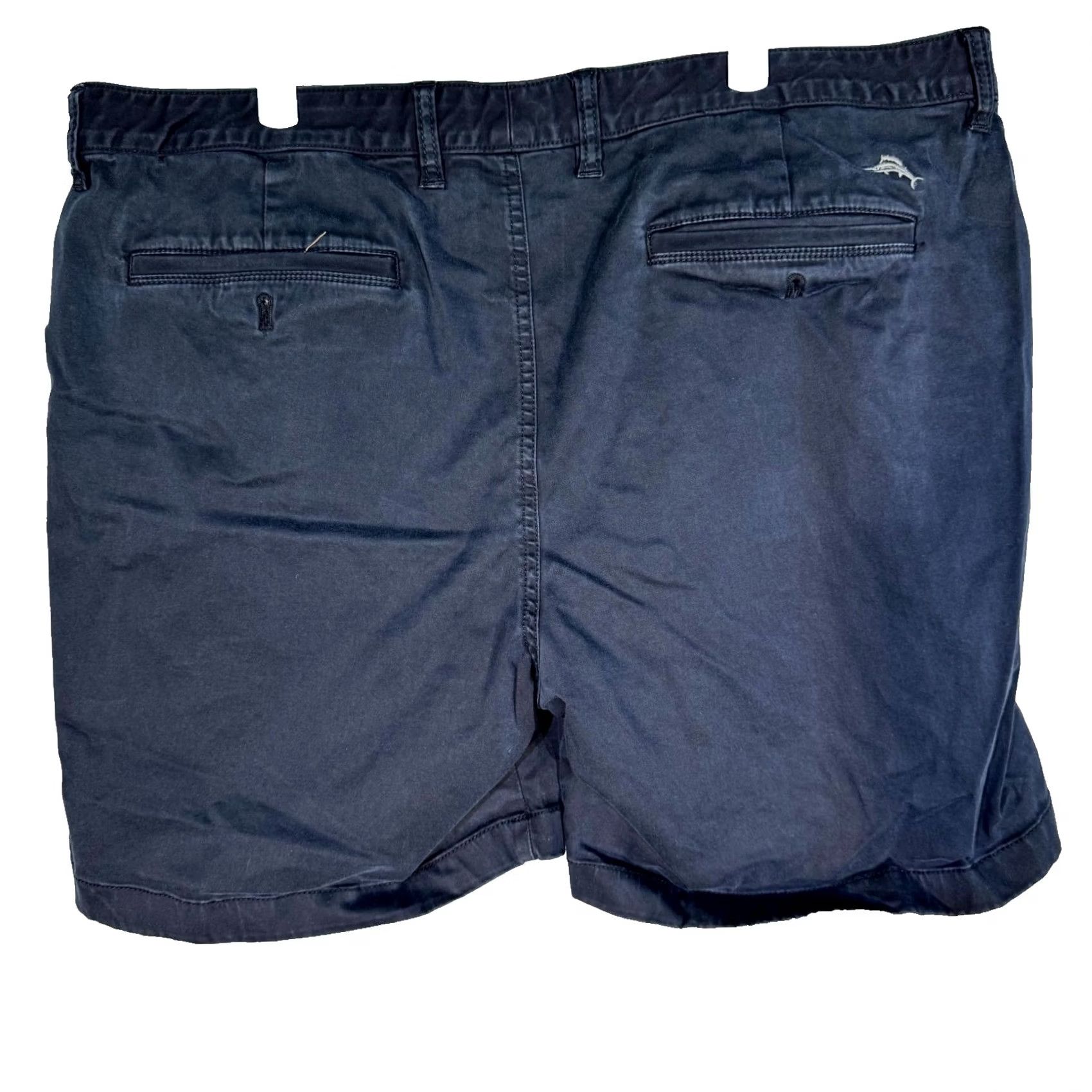 Tommy Bahama Tommy Bahama Men Shorts Chino 40 Black Stretch Mid-Rise Flat Front Zip Fly M2067 Mens Size US 40 / EU 56 - 2 Thumbnail
