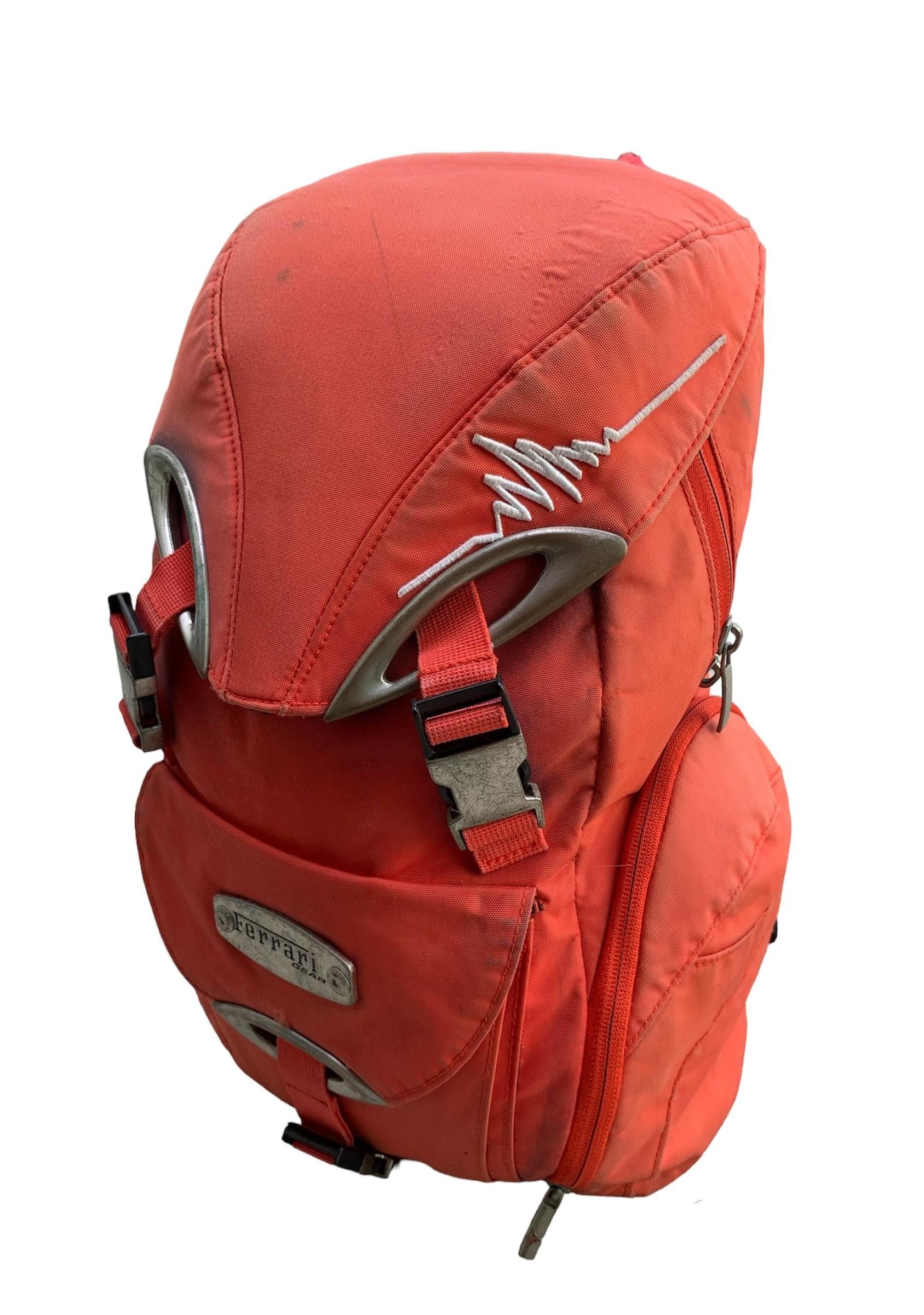 Ferrari Vintage FERRARI GEAR Backpack Red Bag Size ONE SIZE - 3 Thumbnail