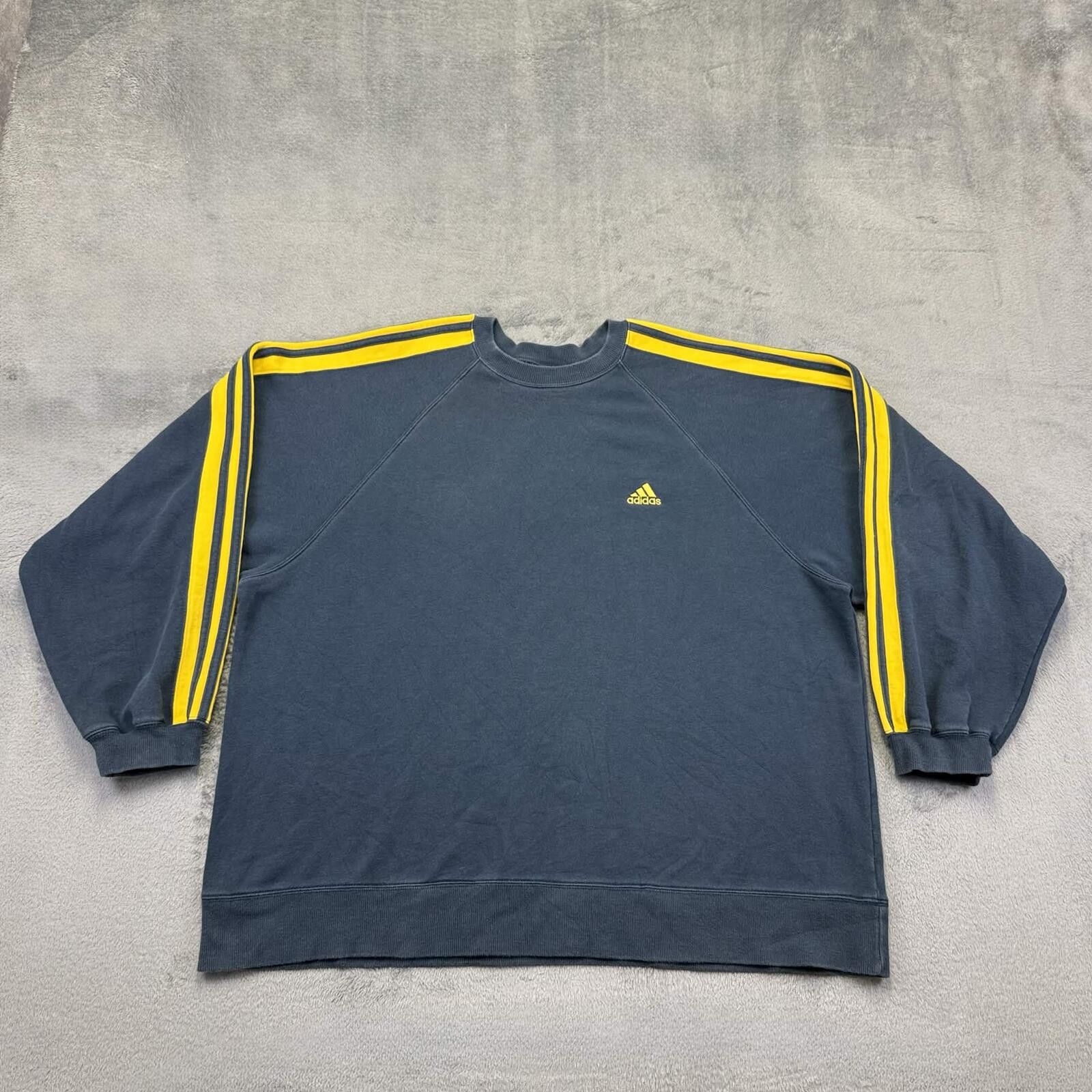 Adidas Adidas Vintage 90s Equipment Sweatshirt Size ONE SIZE - 1 Thumbnail