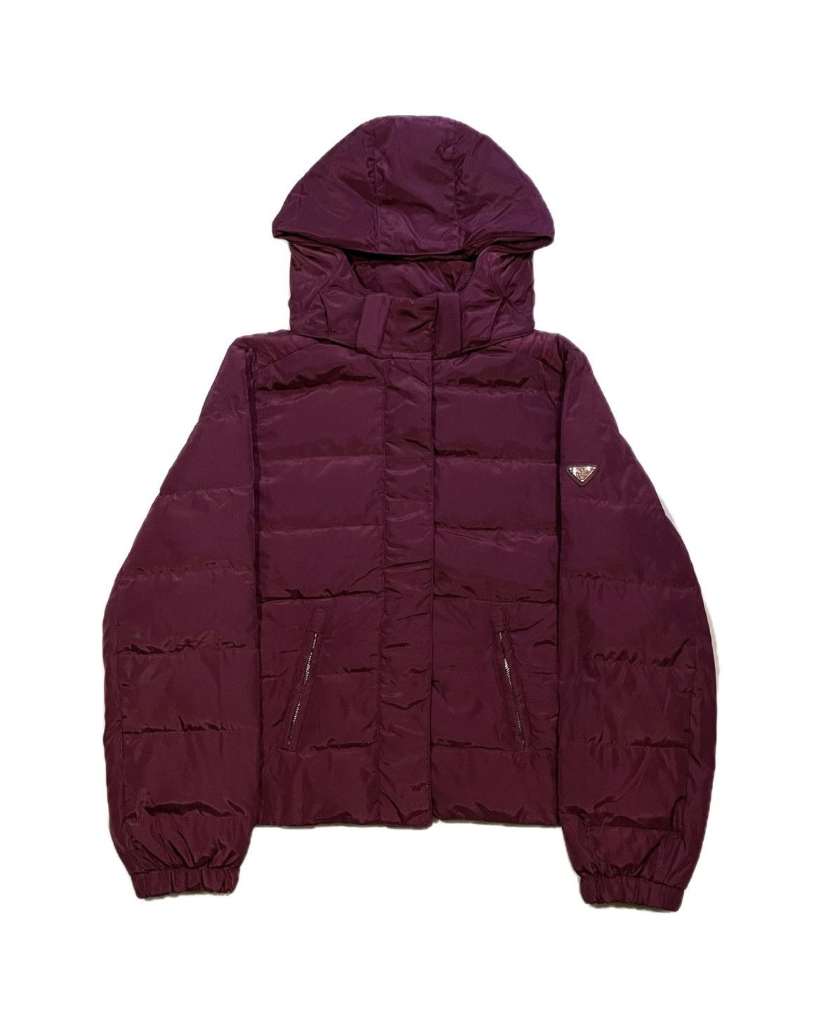 Prada Prada Purple Woman Puffer Size S / US 4 / IT 40 - 1 Thumbnail