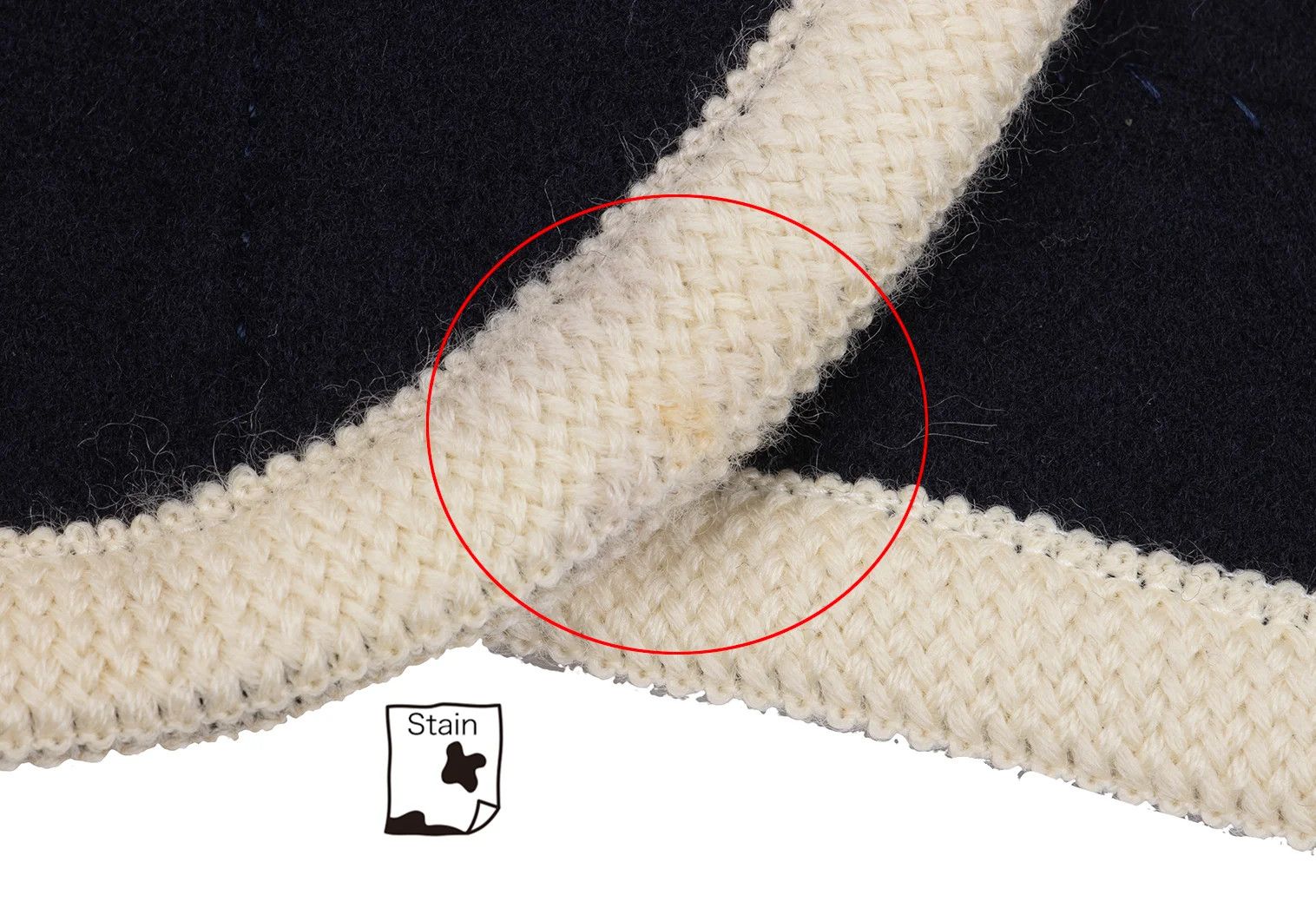 Ganryu Wool Flannel Piping Design Jacket in Navy, Size S Size US S / EU 44-46 / 1 - 12 Thumbnail