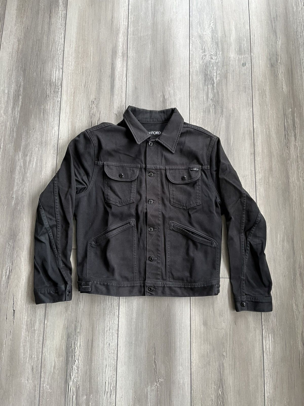 Tom Ford Tom Ford Icon Denim Jacket Size L Faded Black Size US L / EU 52-54 / 3 - 1 Thumbnail