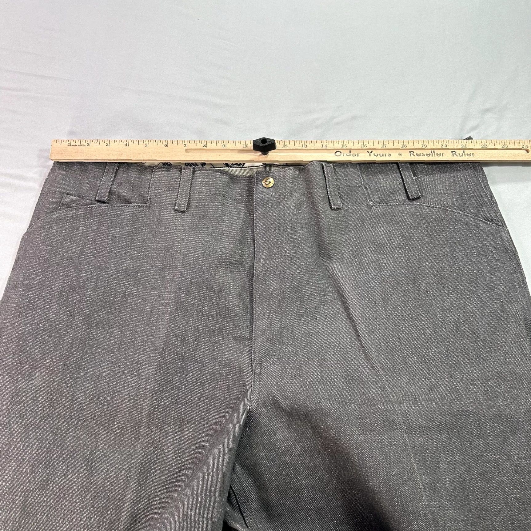 Ben Davis NEW Ben Davis Gorilla Cut Pants Mens 44x34 Gray Workwear Wide Leg Cotton USA Size US 44 / EU 60 - 7 Thumbnail